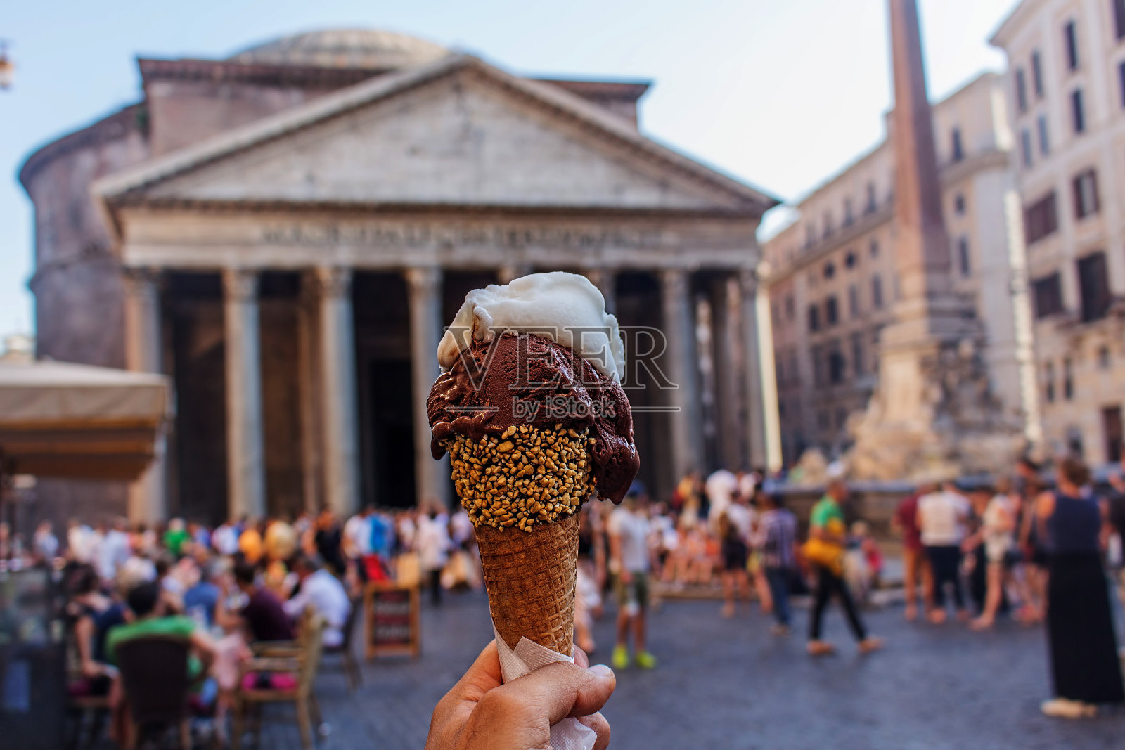 冰淇淋在罗马照片摄影图片