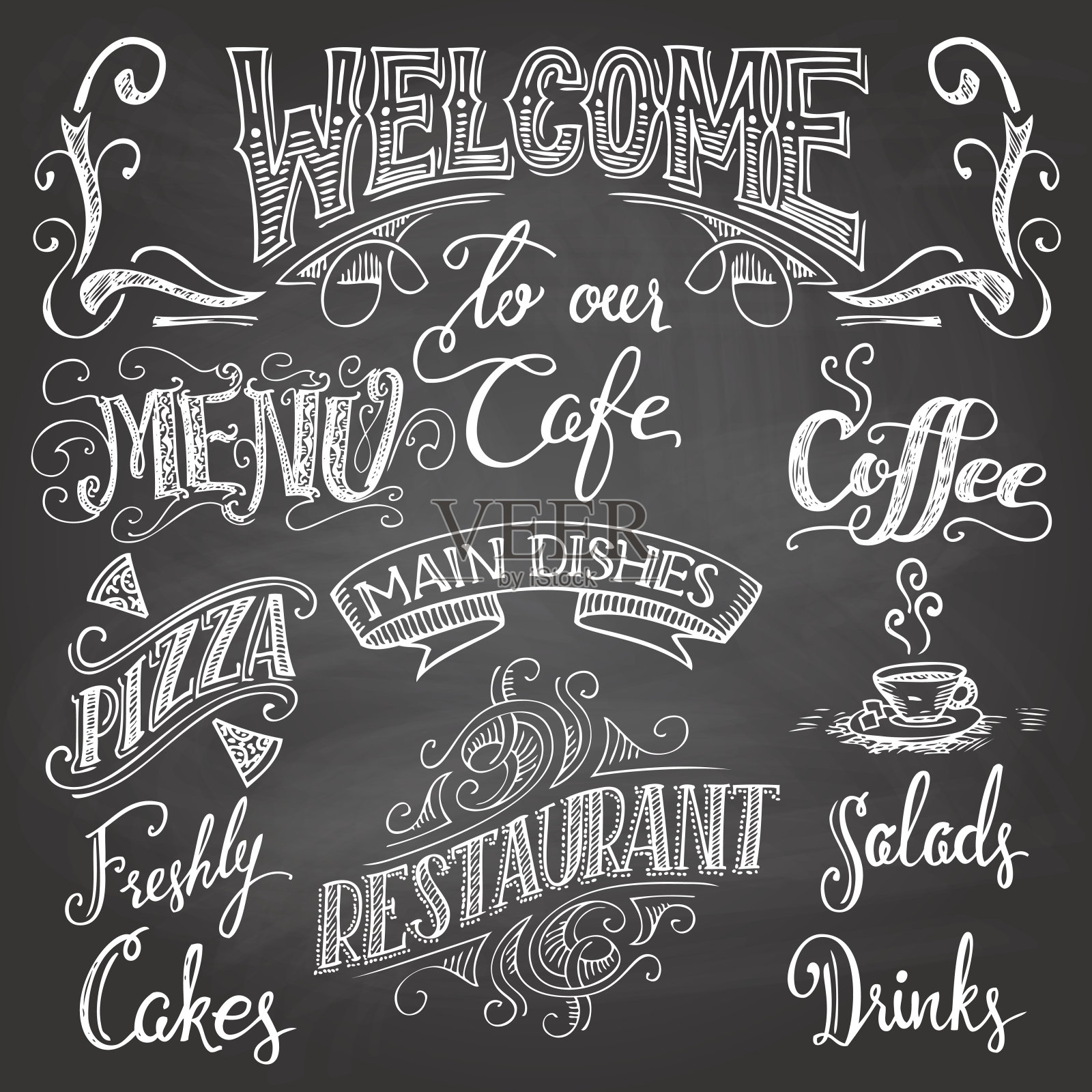 磁性挂式小黑板广告牌展示牌咖啡厅店铺用商用手写菜单板家用画板-阿里巴巴