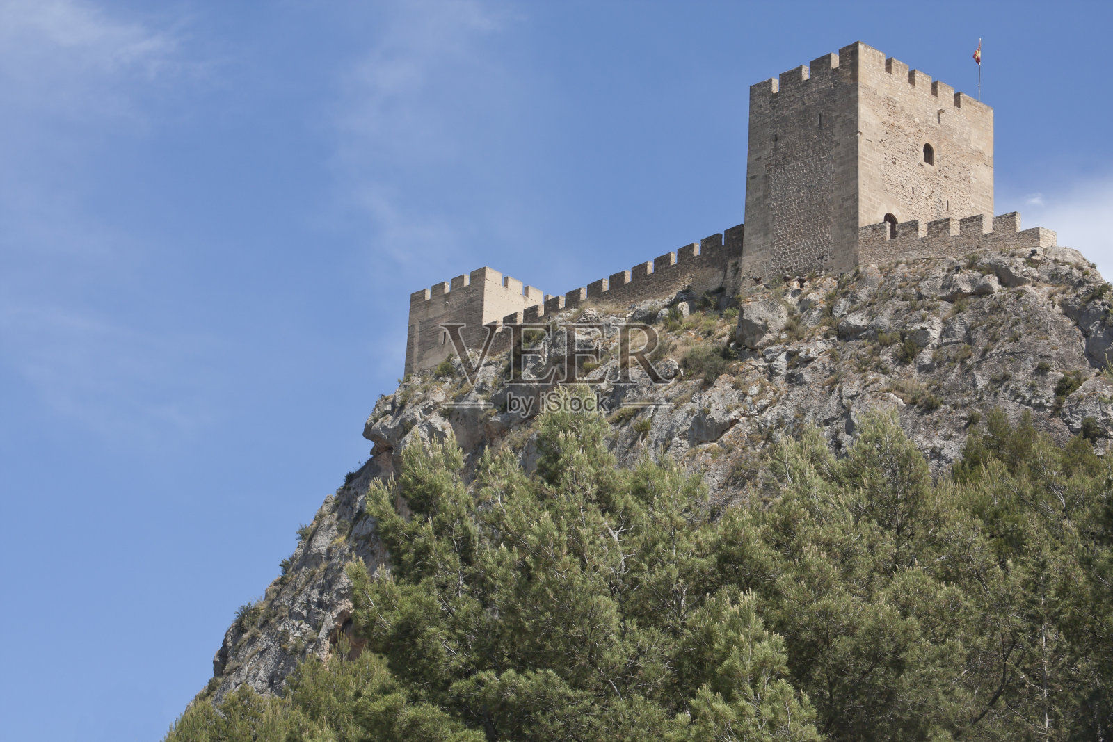 西班牙的彼得城堡照片摄影图片