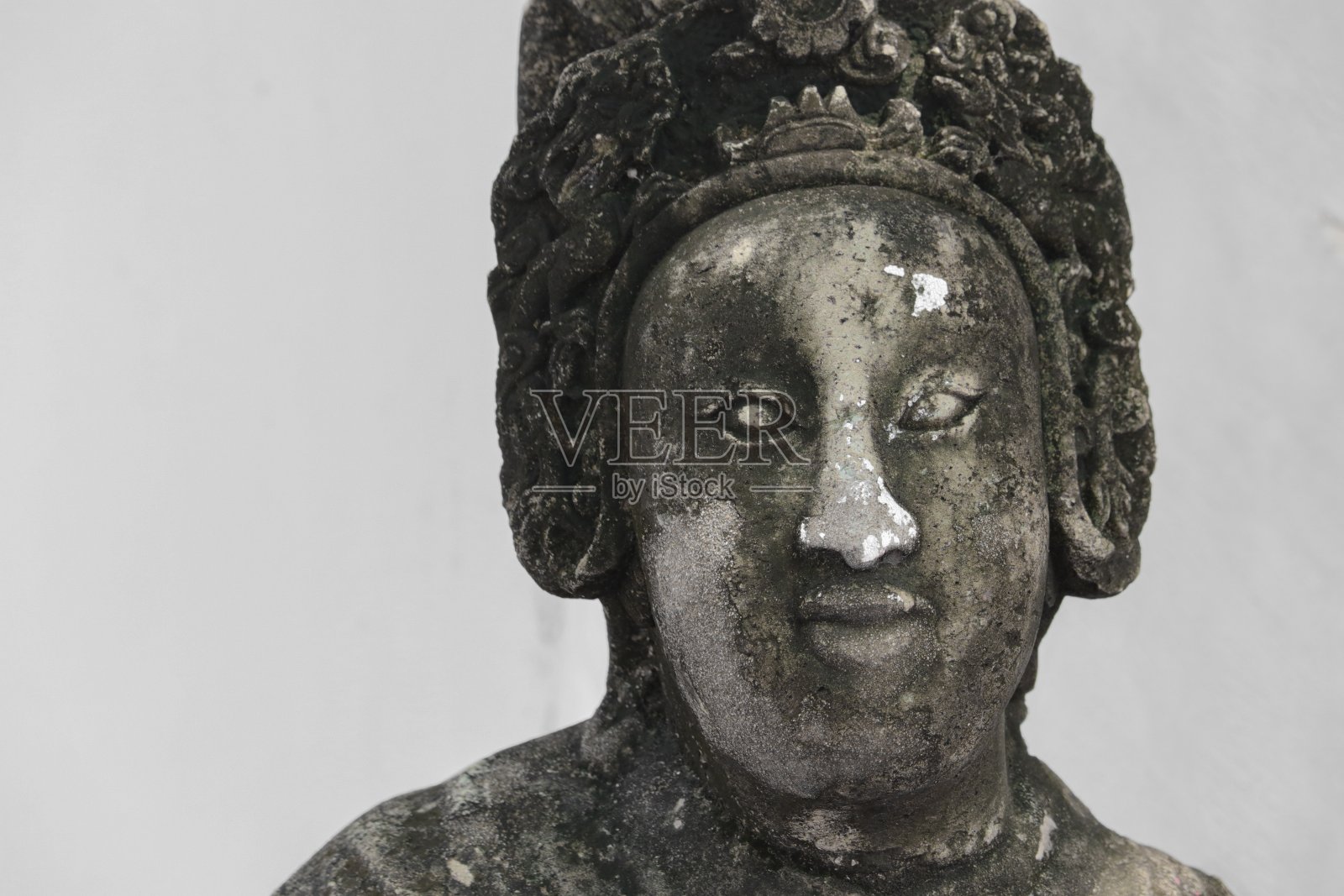 石像仿古风格中国特写寺庙在泰国。照片摄影图片