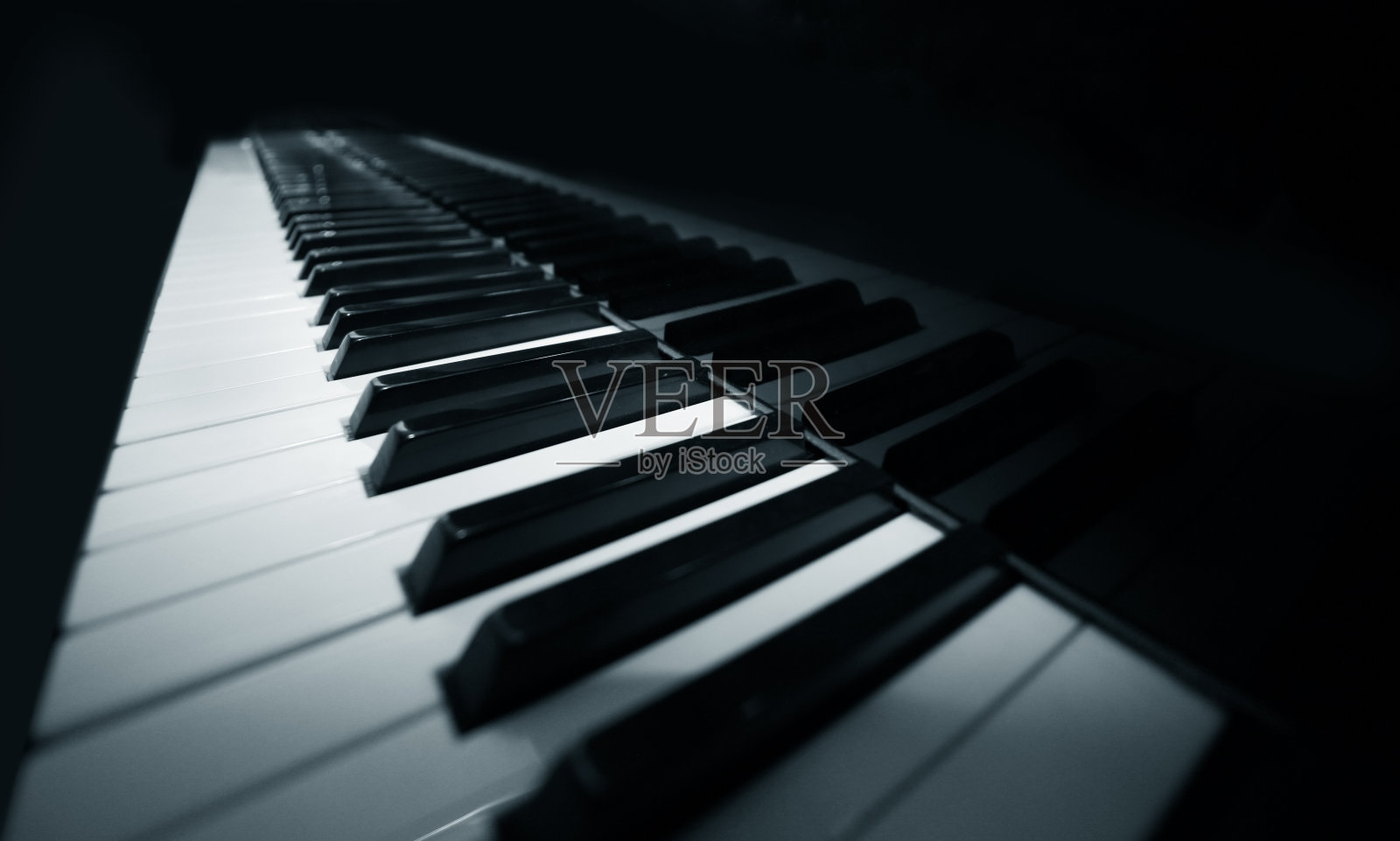 大钢琴的琴键是乌木和象牙照片摄影图片