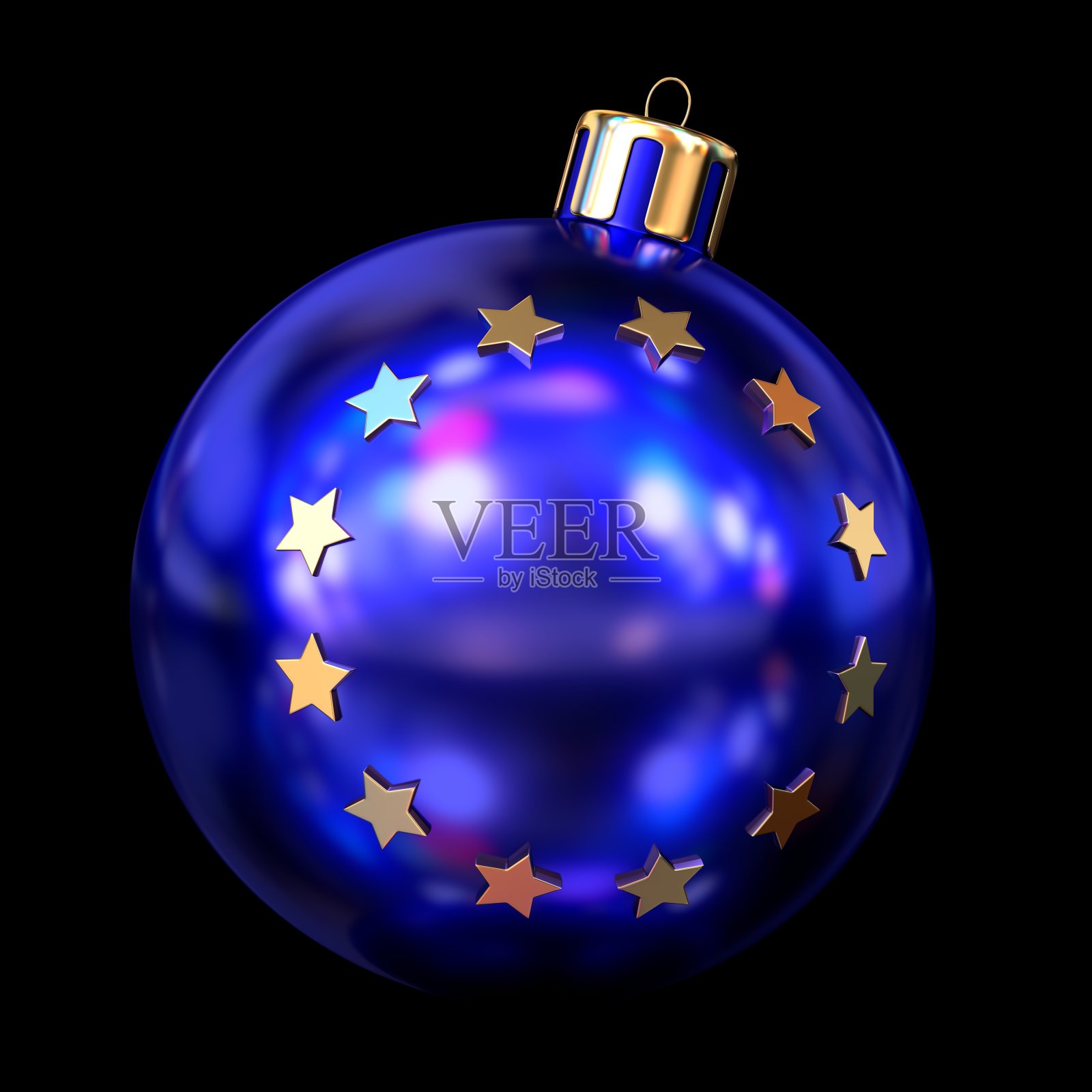 欧盟的圣诞球照片摄影图片