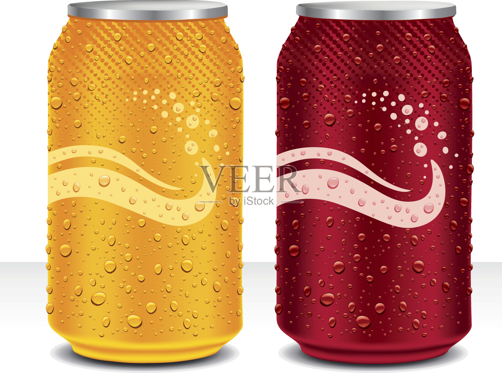 设计模板可以可乐、果汁饮料、啤酒设计元素图片