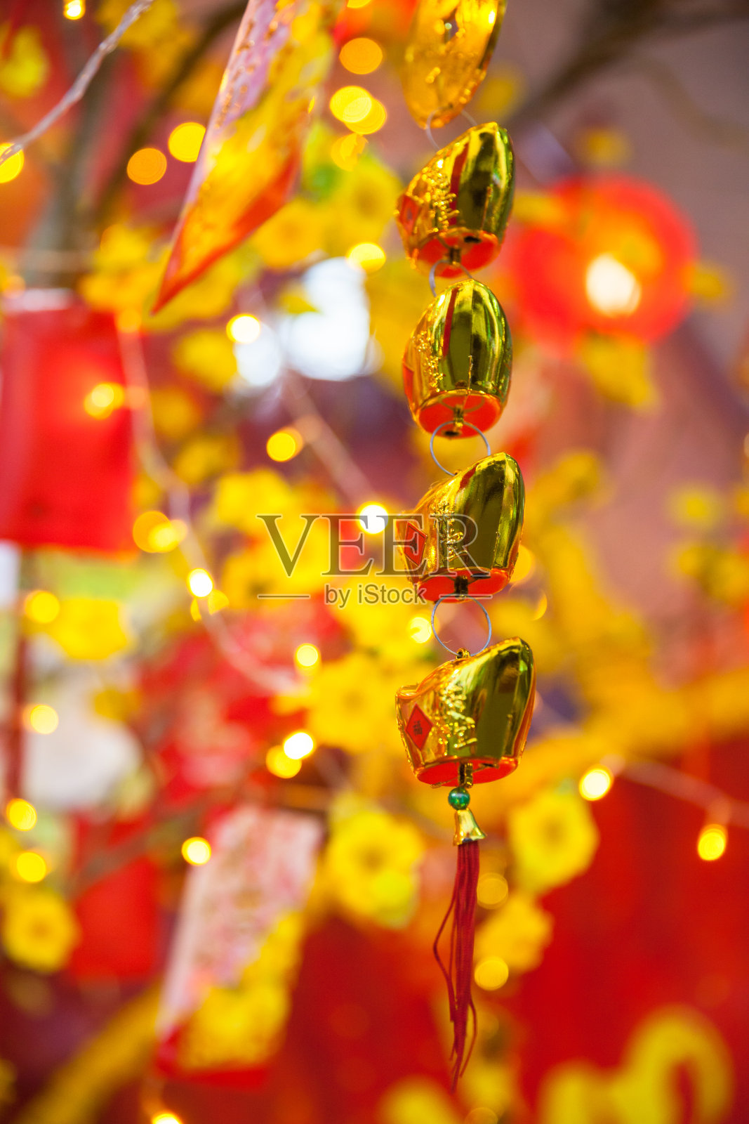 中国农历新年或春节装饰品照片摄影图片