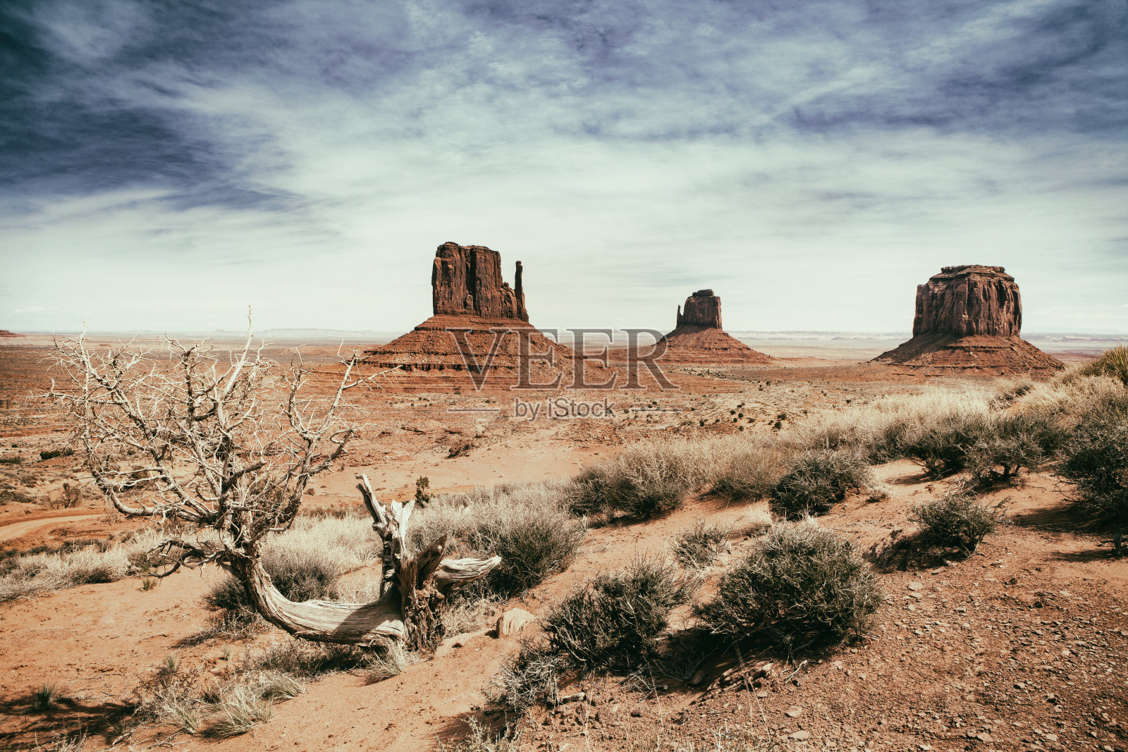 美国亚利桑那州纪念碑谷公园的全景照片照片摄影图片
