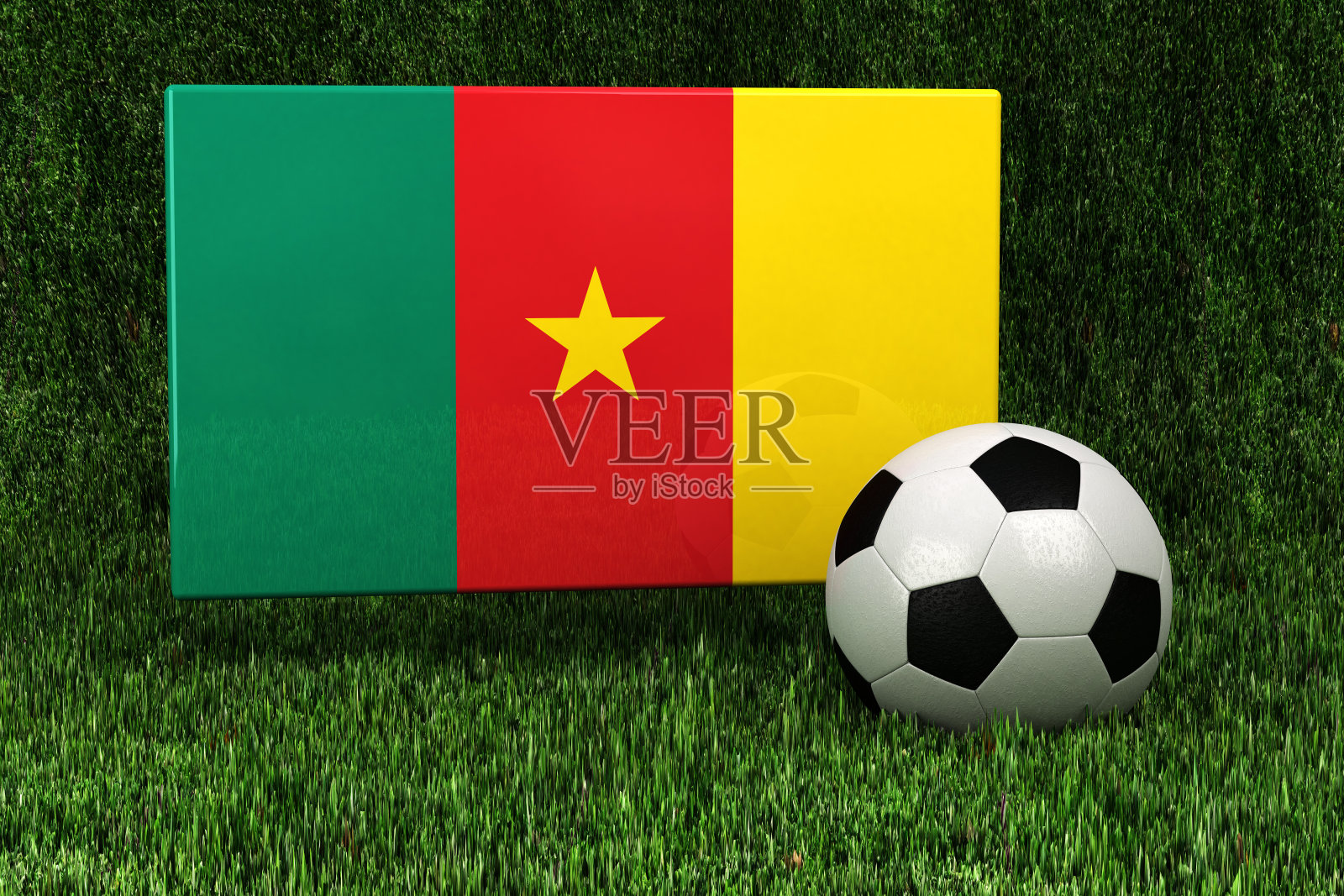 喀麦隆足球照片摄影图片