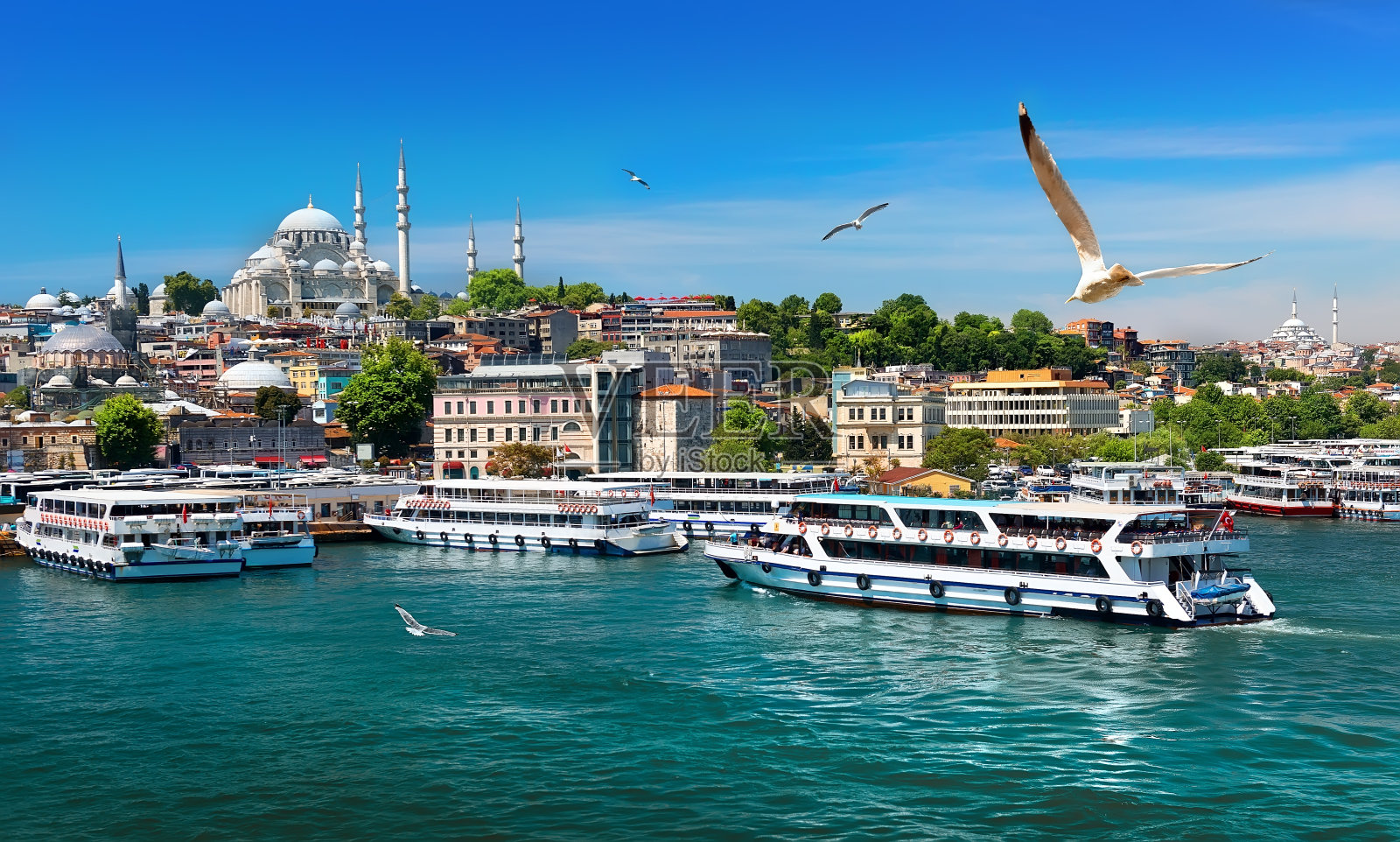 船在伊斯坦布尔照片摄影图片