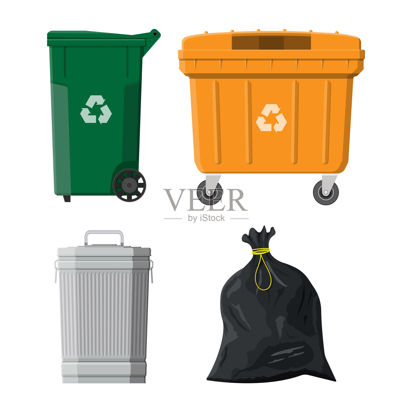 回收利用设备设计元素图片