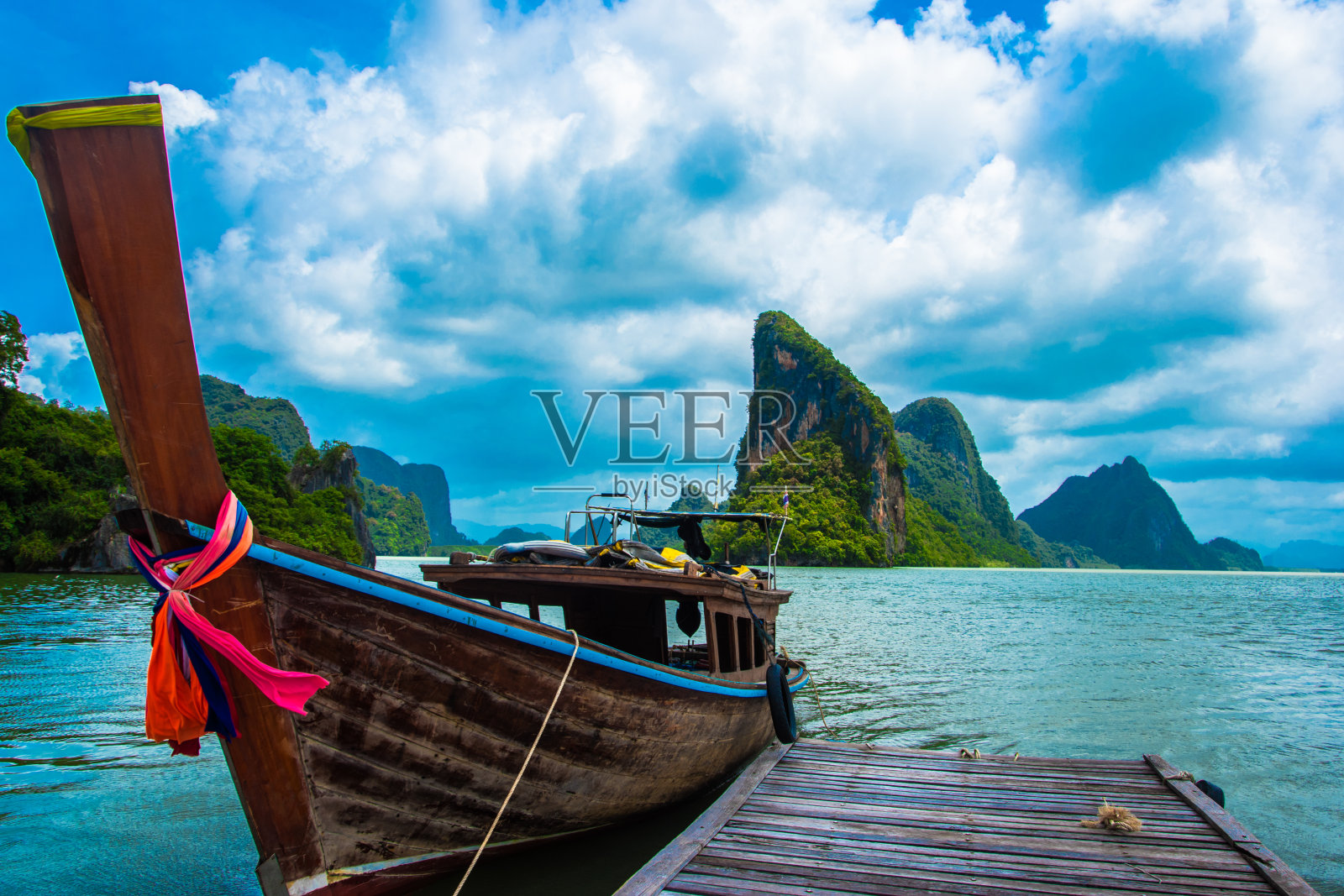 独木舟在泰国照片摄影图片