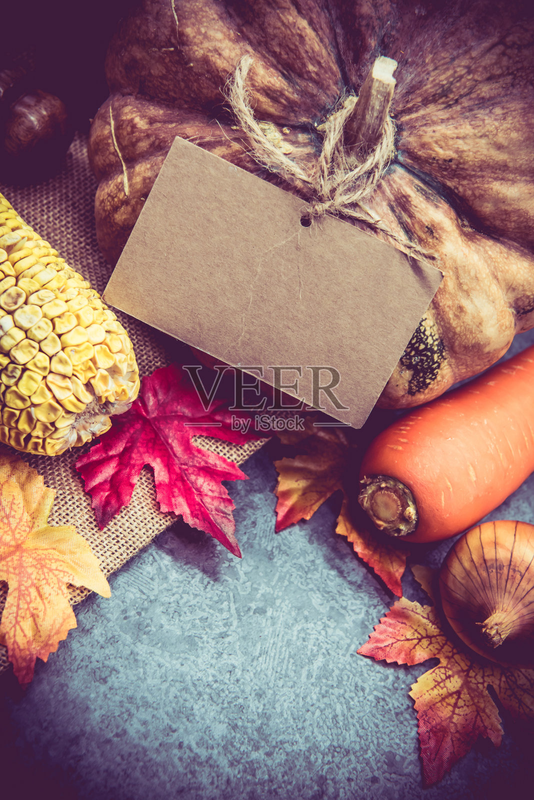 感恩节背景，水果和蔬菜照片摄影图片