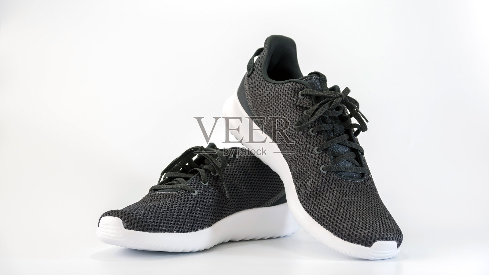 黑色运动鞋跑鞋照片摄影图片