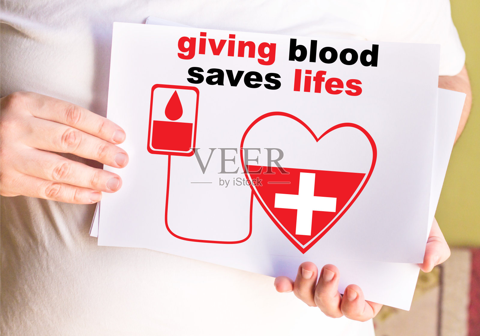 献血拯救生命的理念插画图片素材