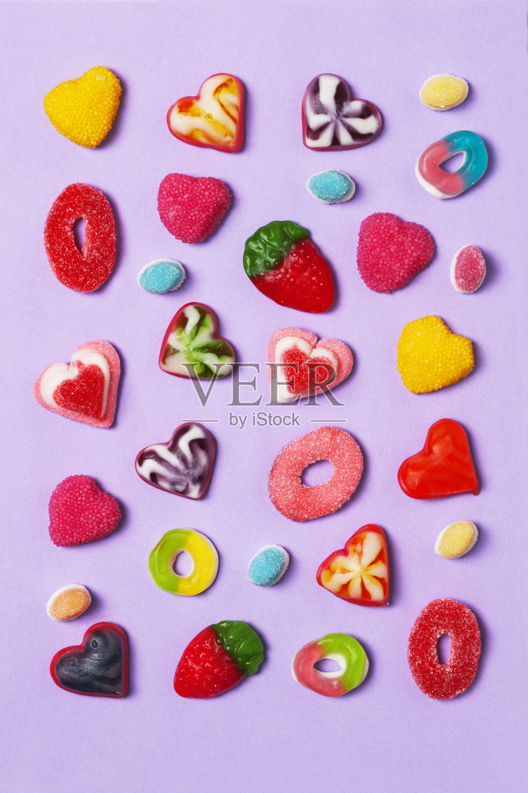 彩色的软糖糖果照片摄影图片