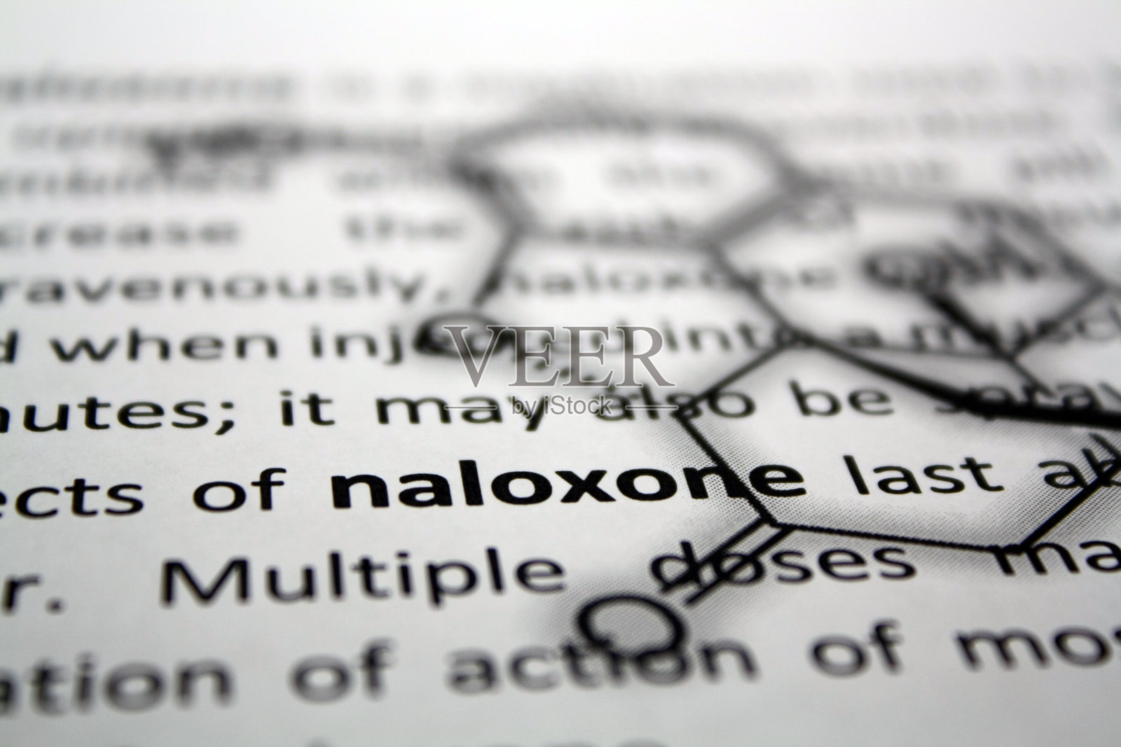 纳洛酮-阿片类拮抗剂照片摄影图片