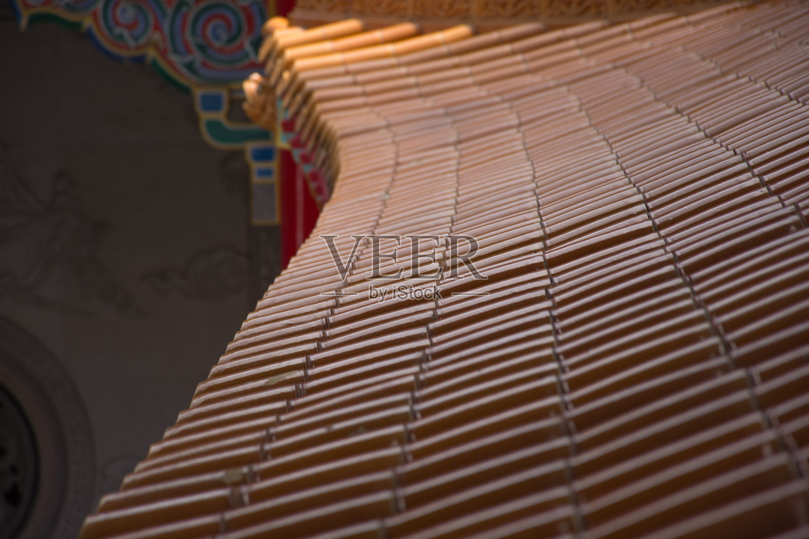 中国寺庙的建筑艺术照片摄影图片