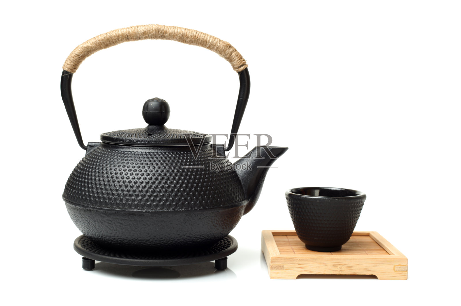 白色背景上的中国茶的特写照片摄影图片