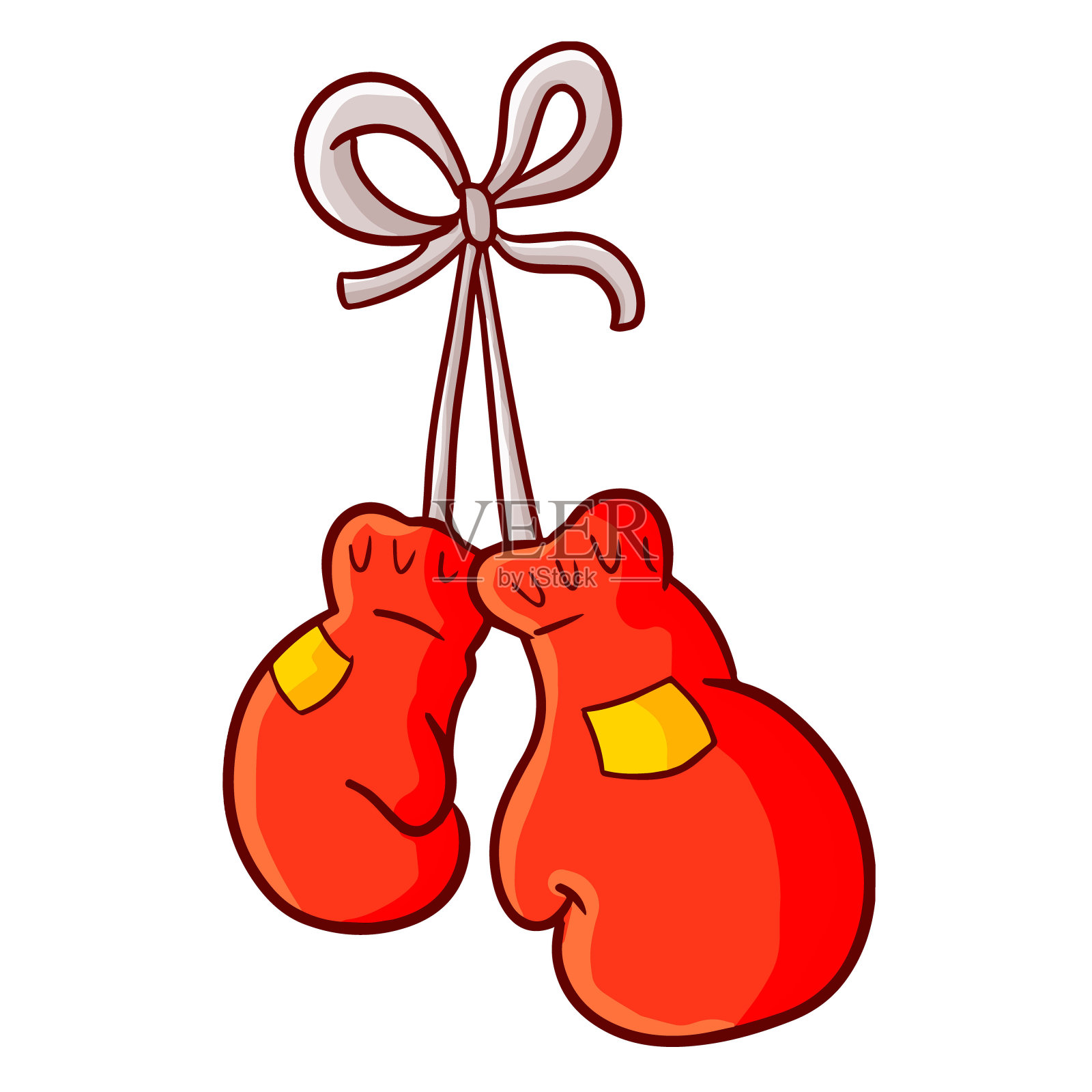 拳击手套。设计元素图片