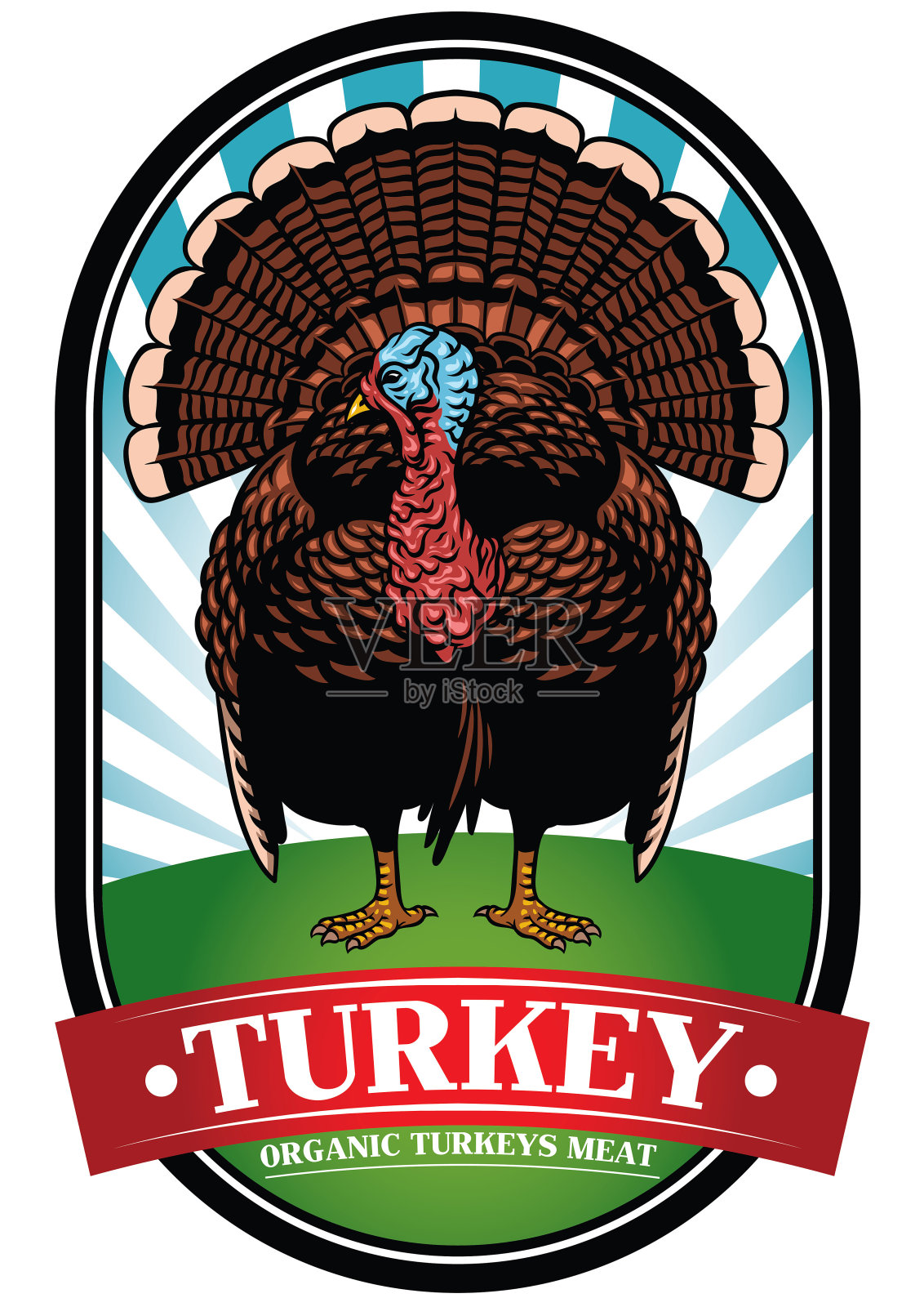 土耳其的徽章插画图片素材