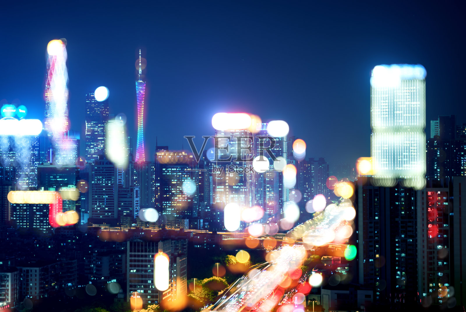 广州城市的天际线照片摄影图片