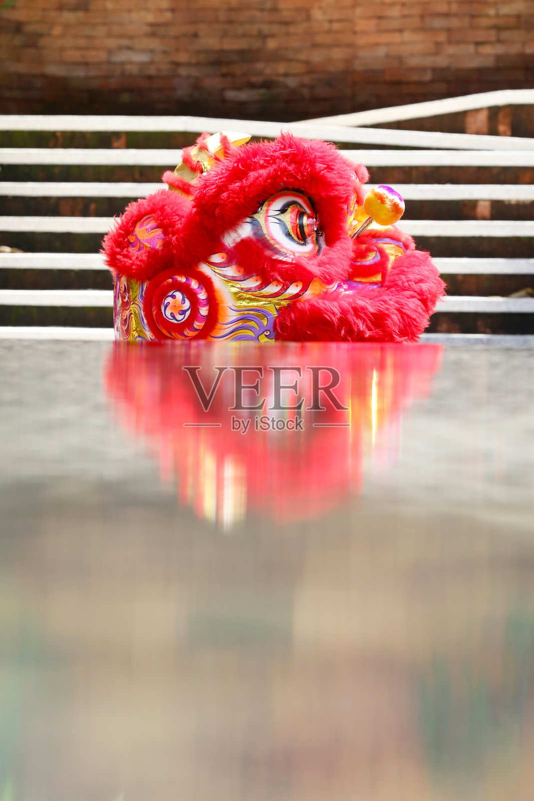 中国传统舞狮照片摄影图片