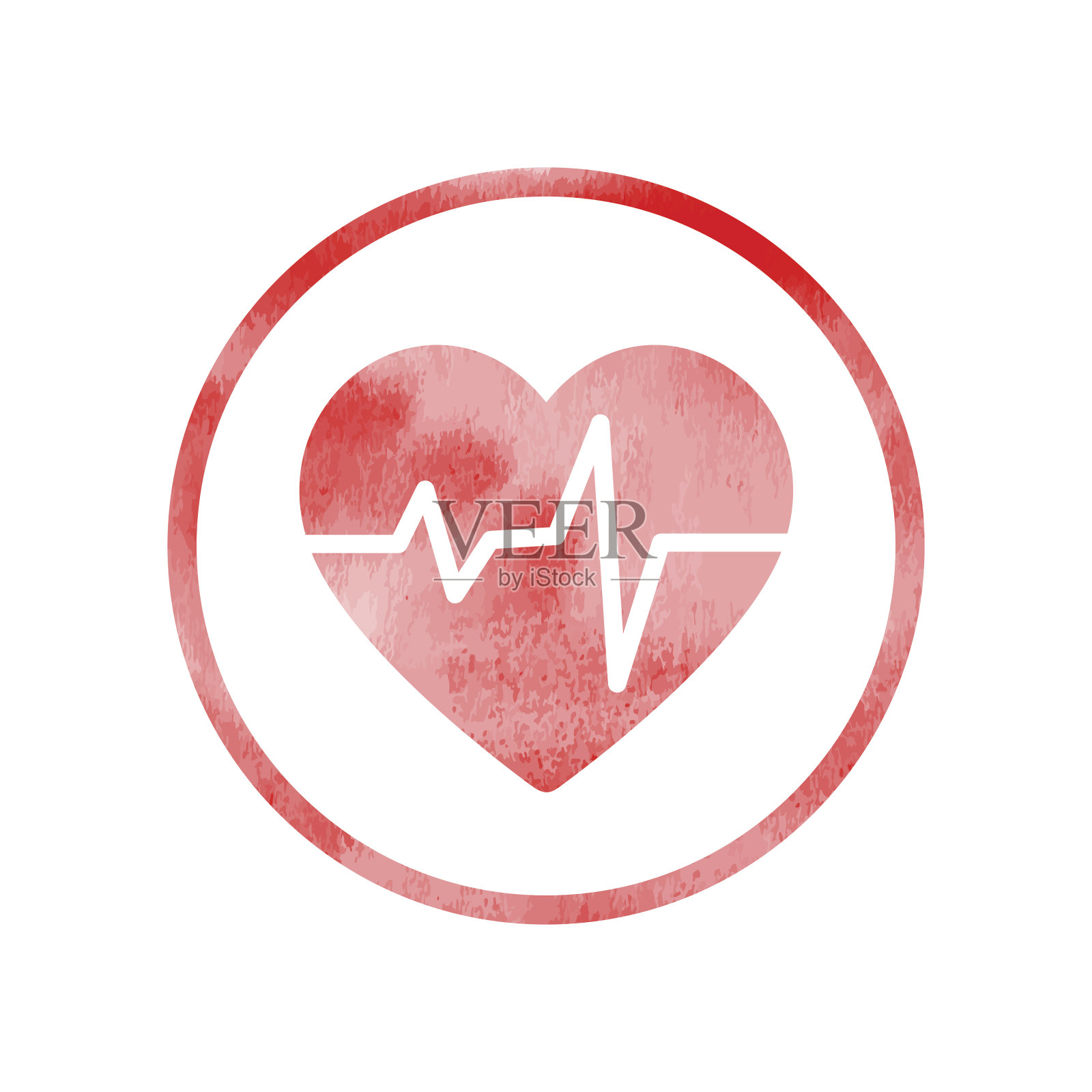 心脏节律医学图标插画图片素材
