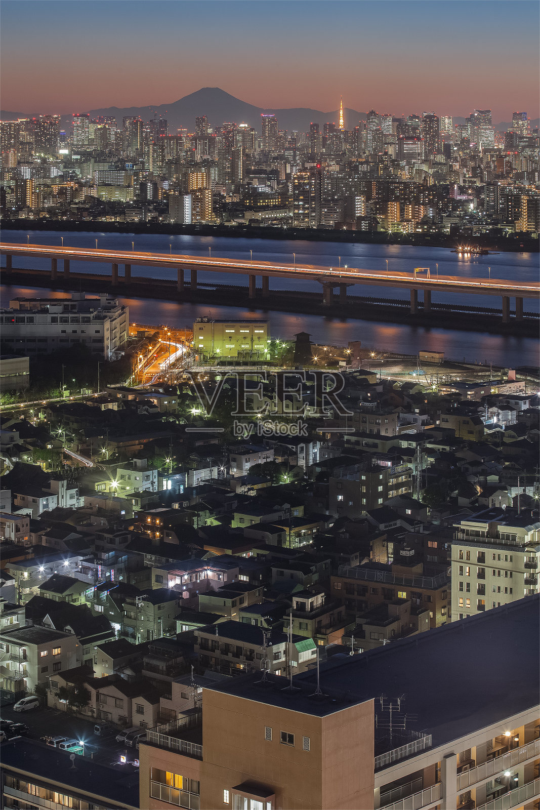 东京城市视图照片摄影图片