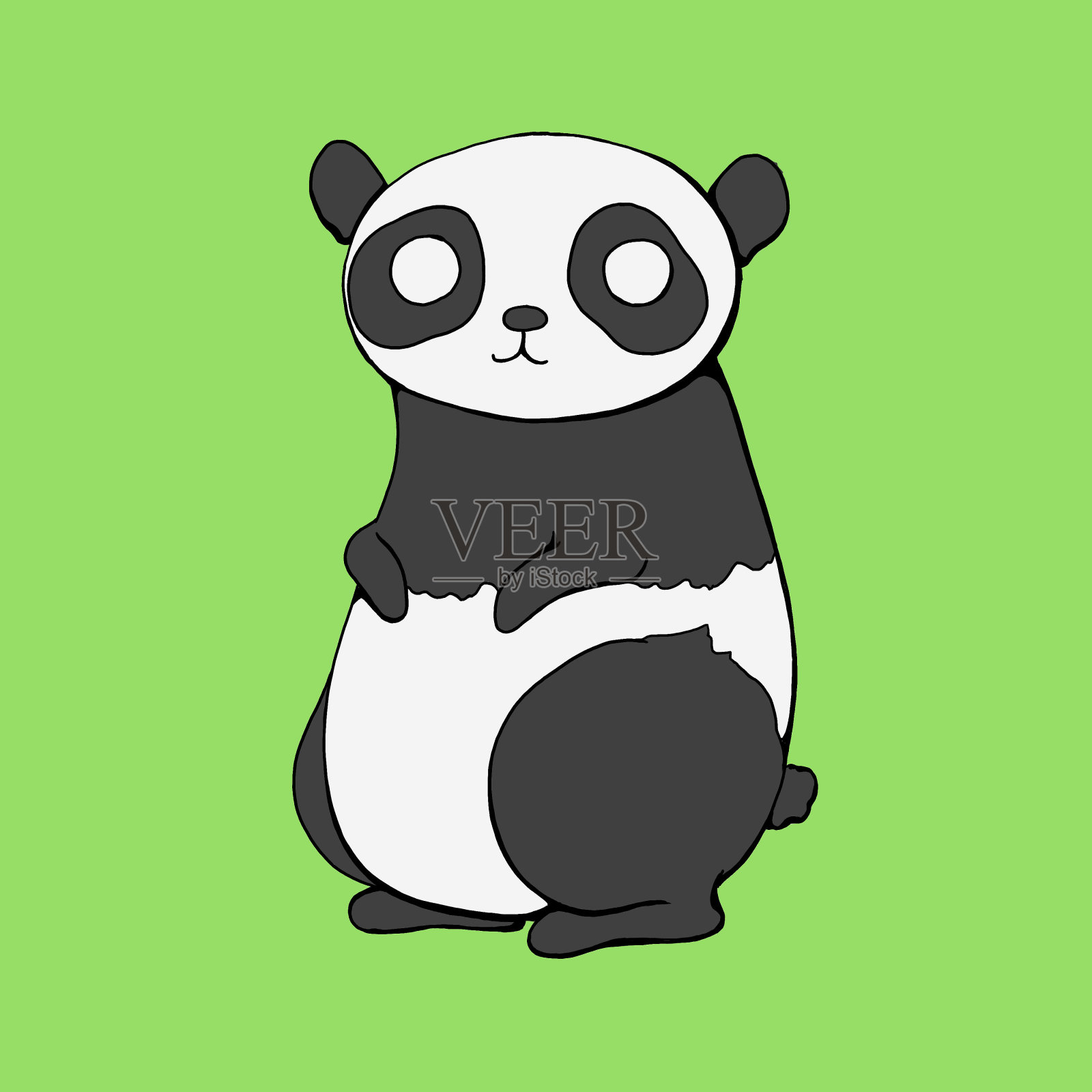 熊猫插画图片素材