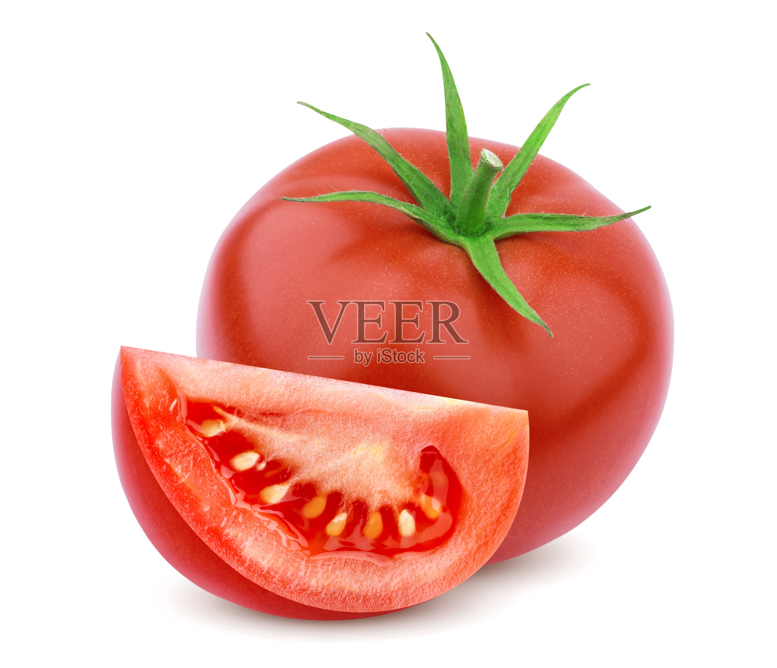 番茄孤立在白色背景照片摄影图片