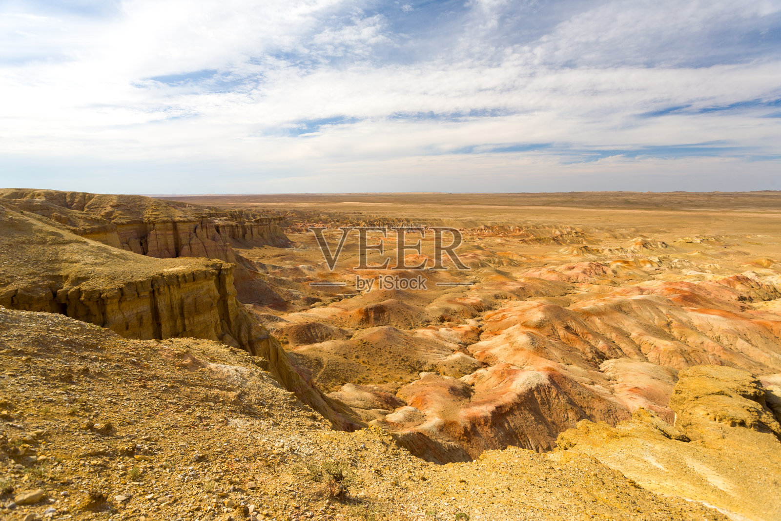 燃烧的悬崖，巴彦淖尔边缘戈壁沙漠蒙古照片摄影图片