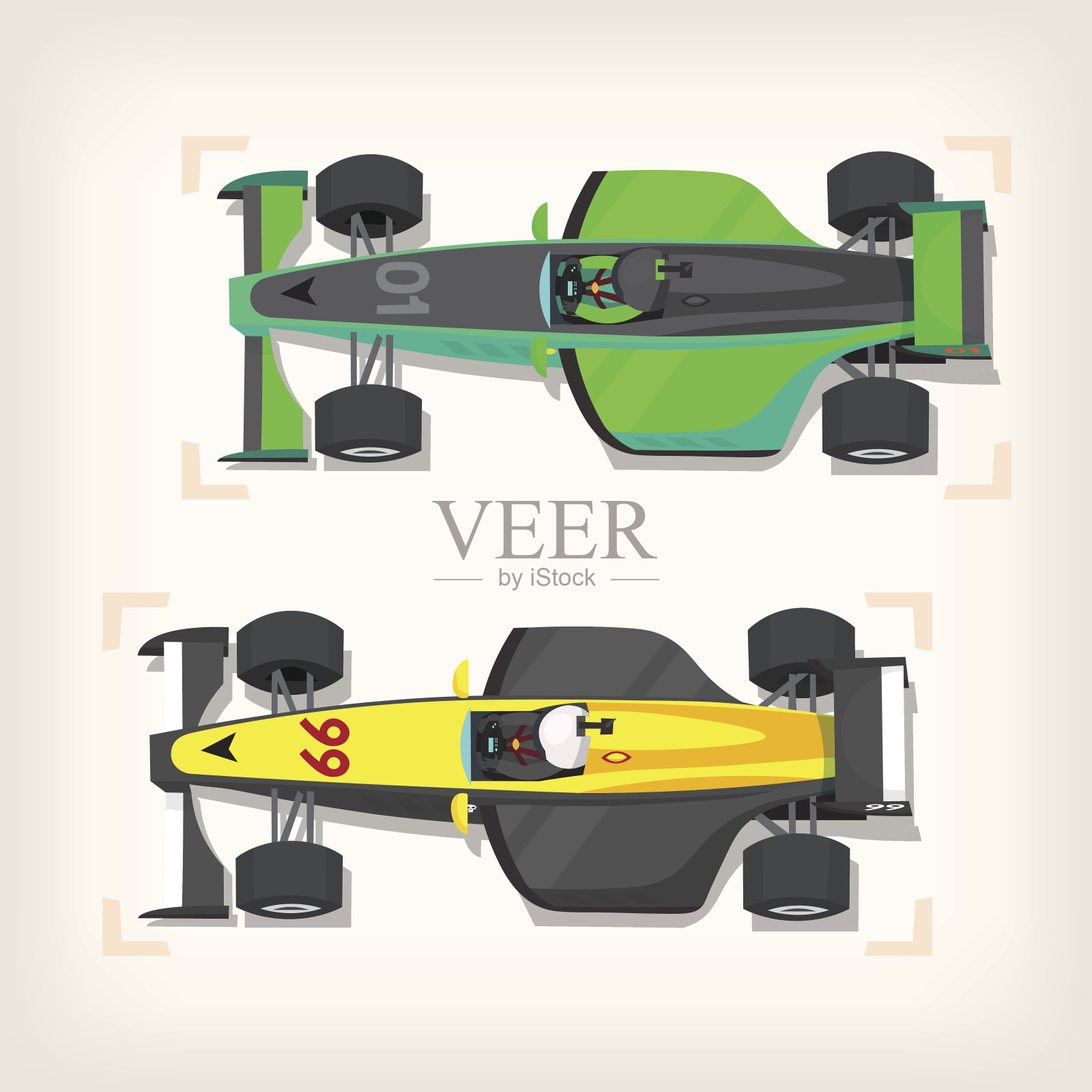 赛车运动插画图片素材