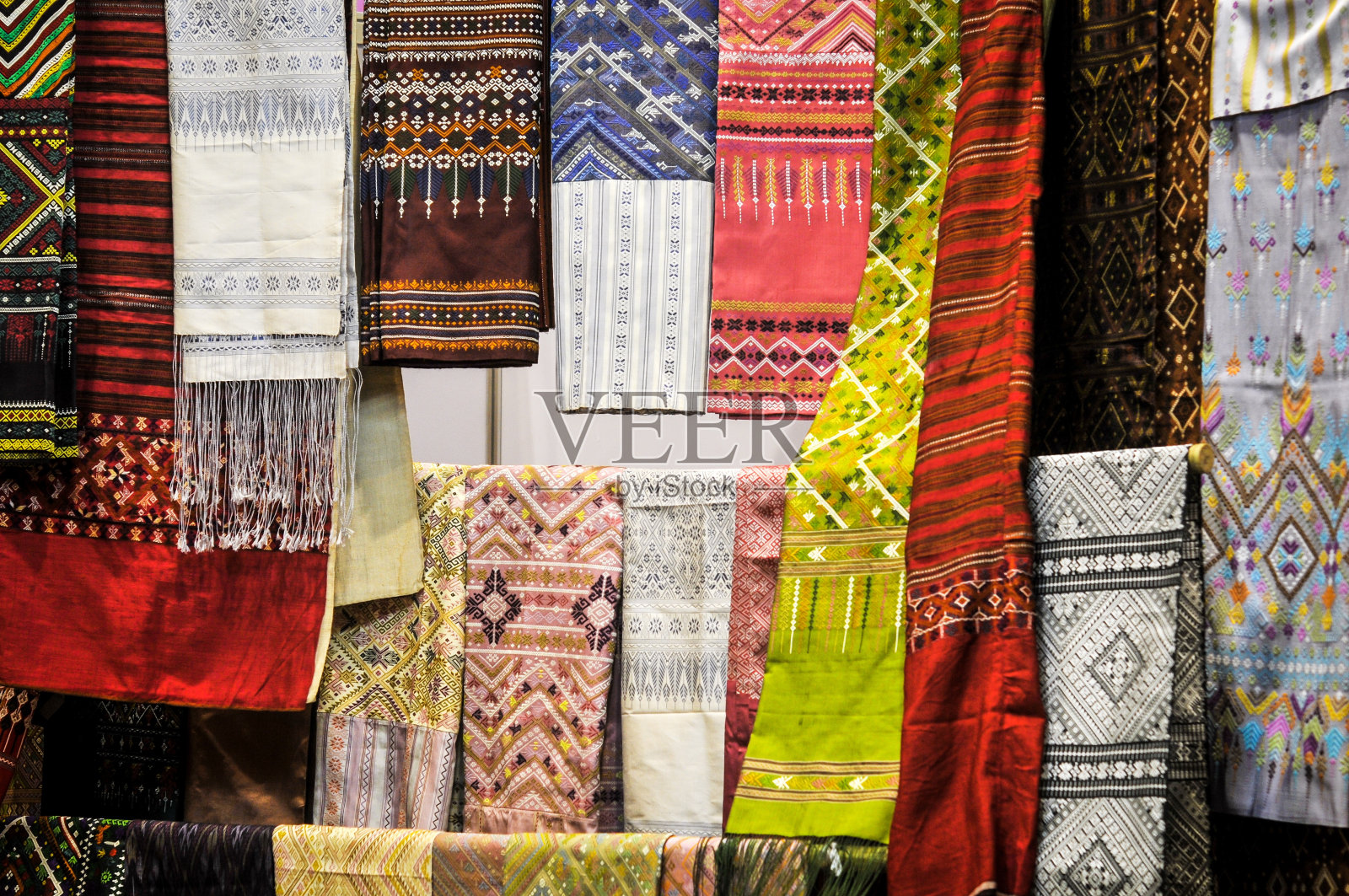 美丽的背景泰国丝绸家居手工艺品照片摄影图片