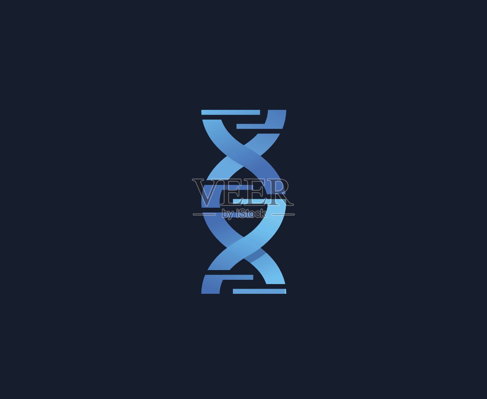 DNA图标插画图片素材