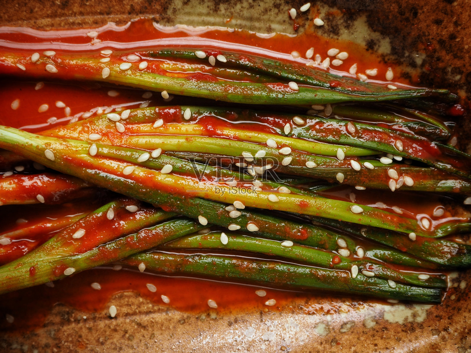 青葱泡菜韩国食品照片摄影图片