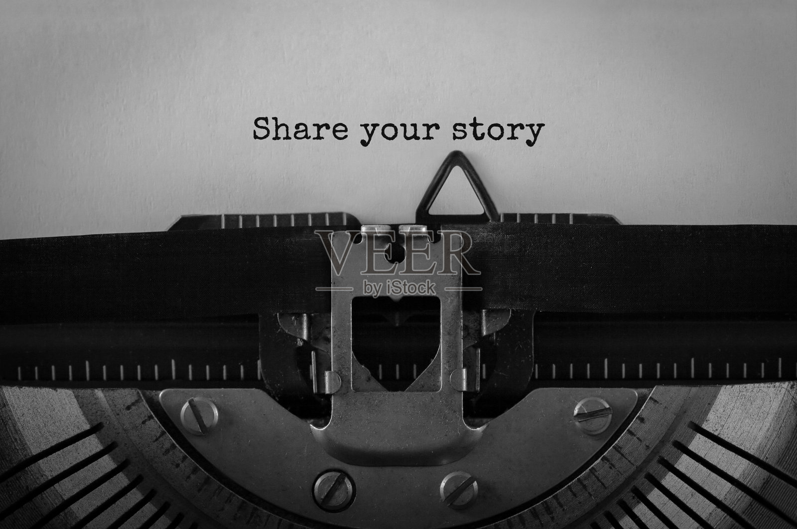 分享你用老式打字机打印的故事照片摄影图片