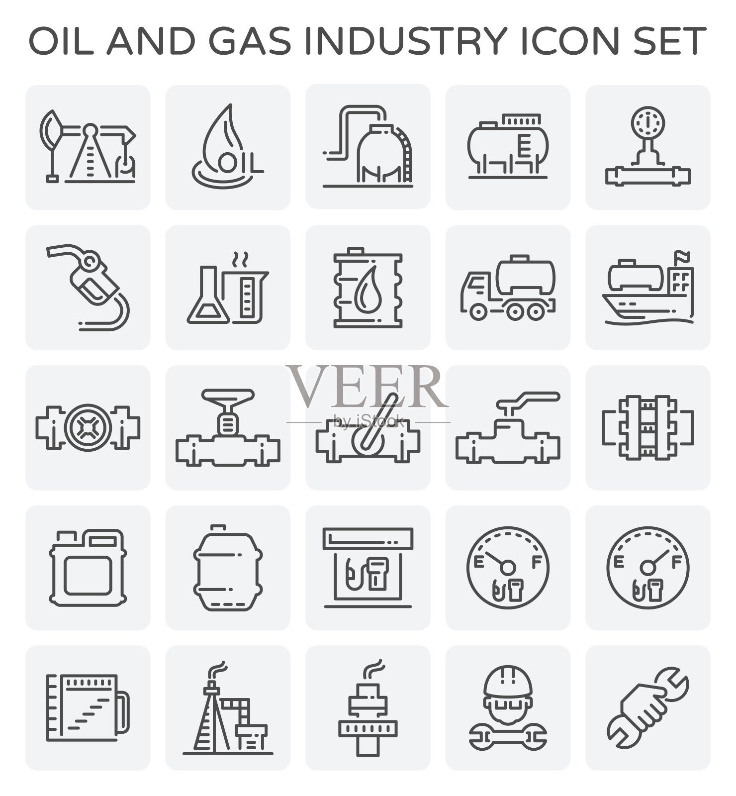 石油天然气的图标图标素材