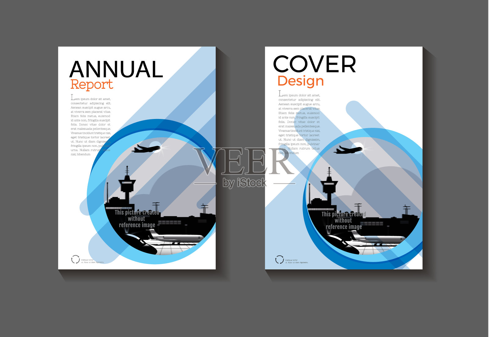 蓝色抽象封面设计现代书籍封面抽象小册子封面模板，年度报告，杂志和传单布局矢量a4设计模板素材