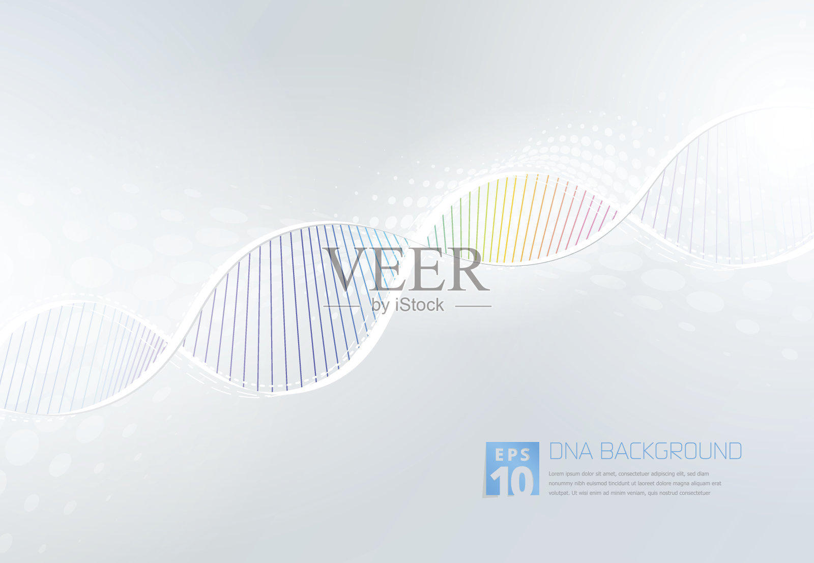 DNA Abstarct背景插画图片素材