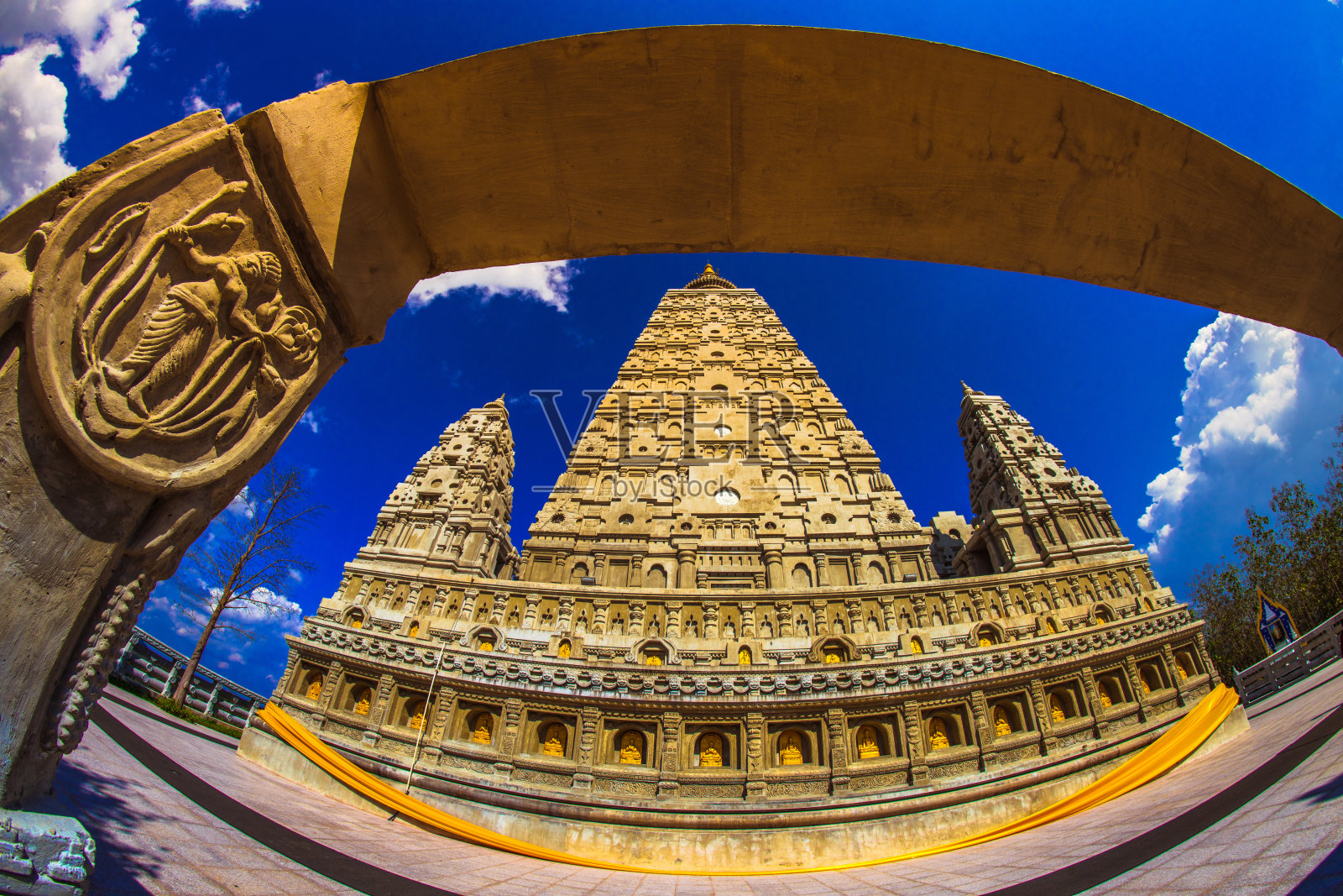 泰国南邦的庄康寺照片摄影图片
