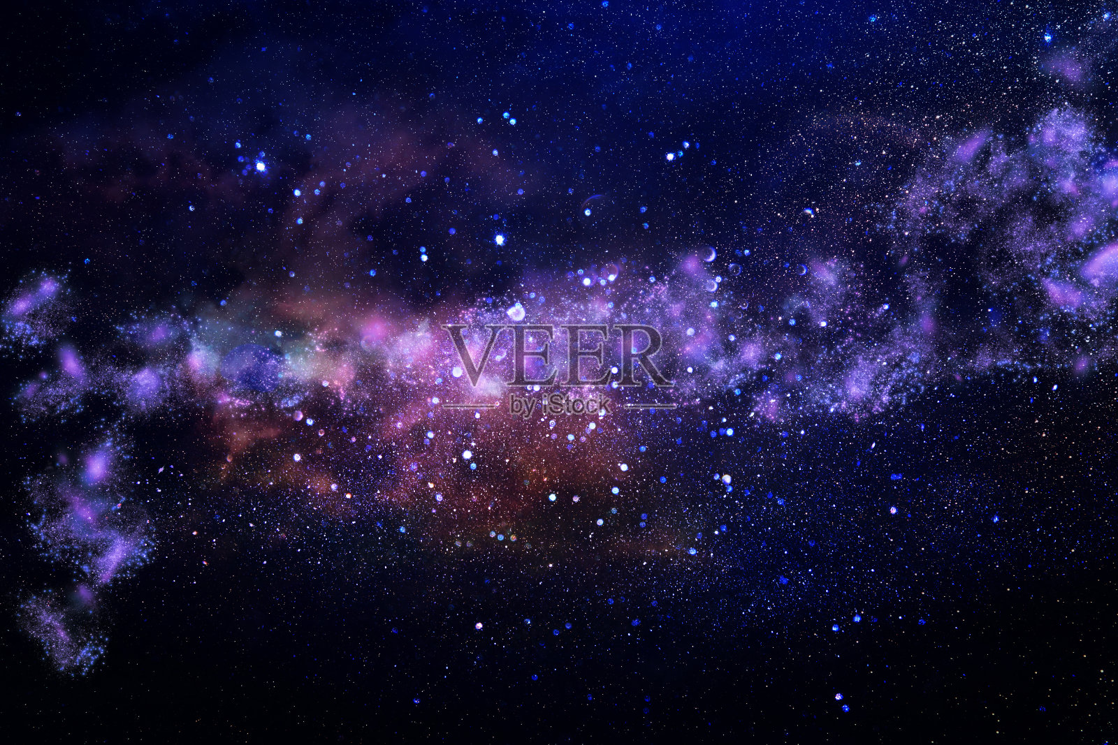 星系和星云。星空外太空背景纹理照片摄影图片