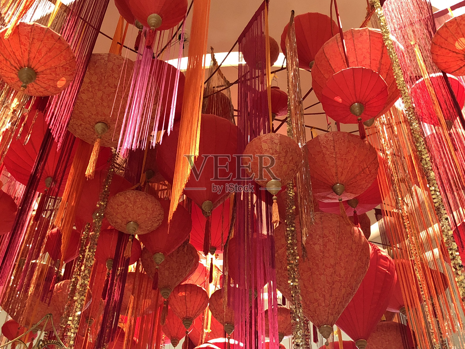 红色中国的灯笼照片摄影图片