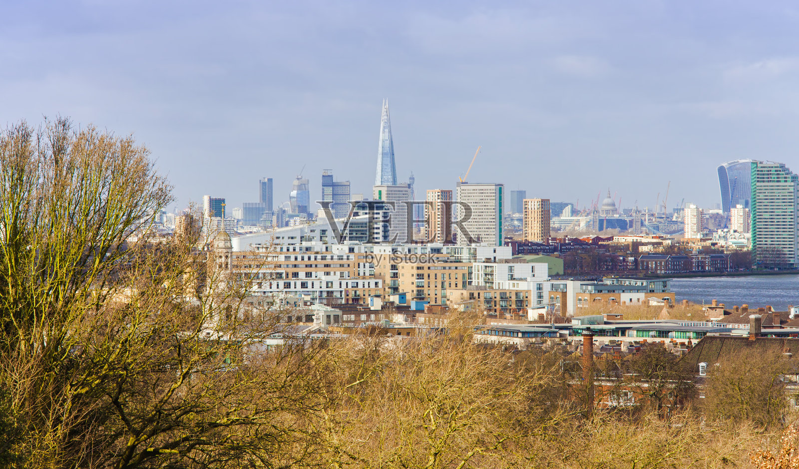 伦敦城市的天际线照片摄影图片