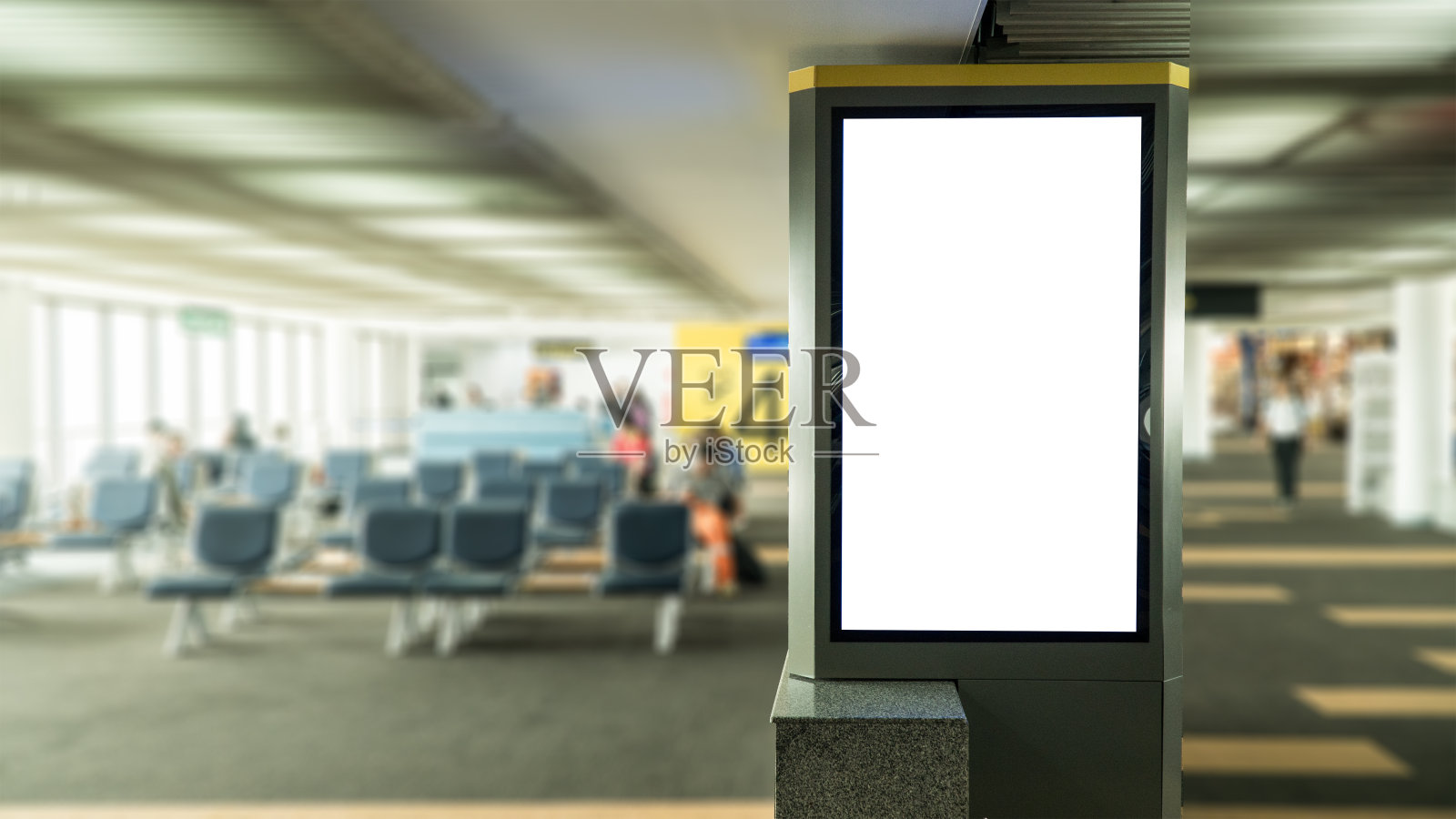 机场登机口出现空白横幅照片摄影图片