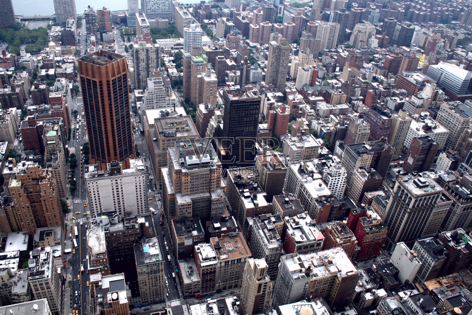 从上面俯瞰纽约照片摄影图片