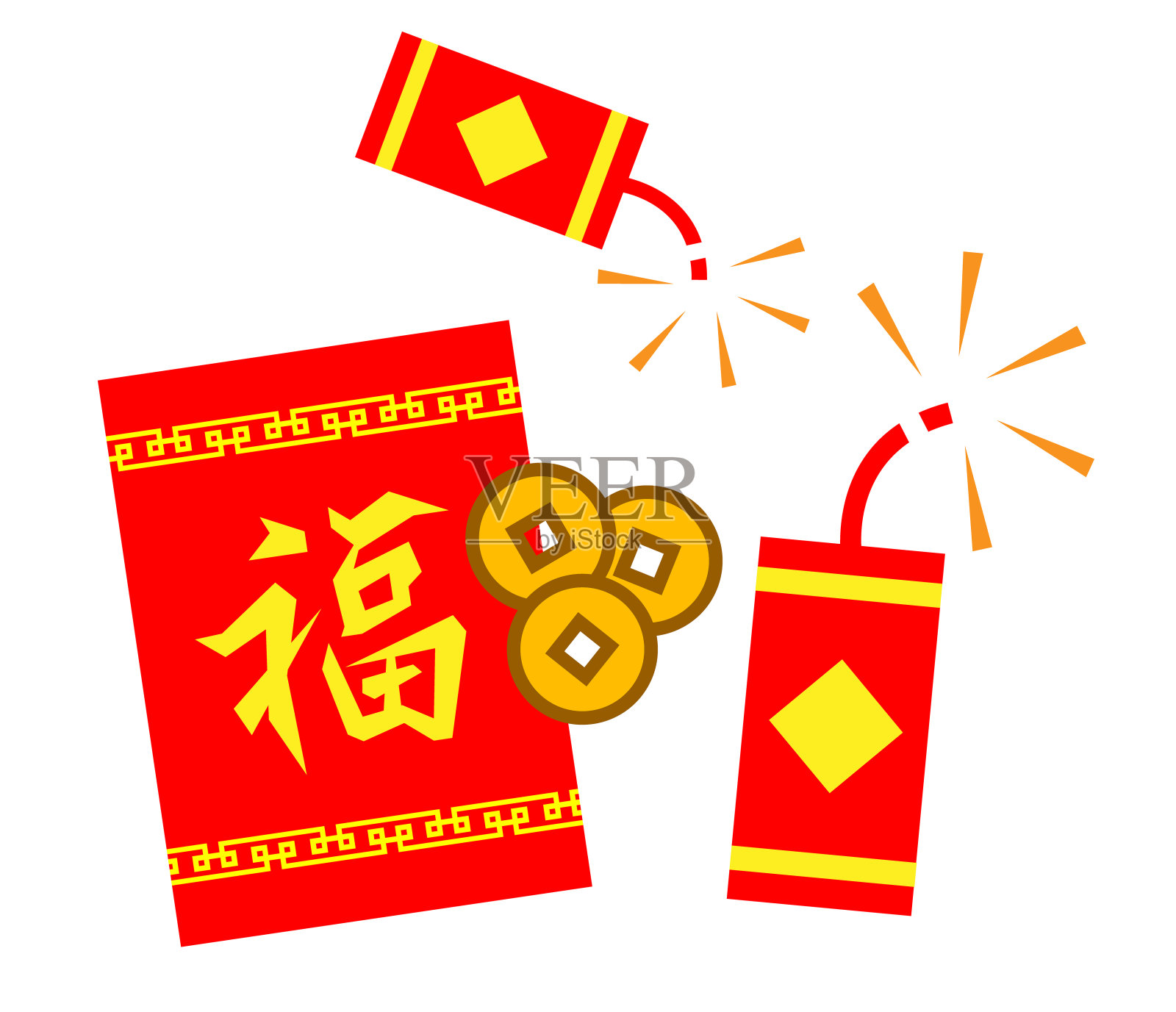 中国新年标志插画图片素材