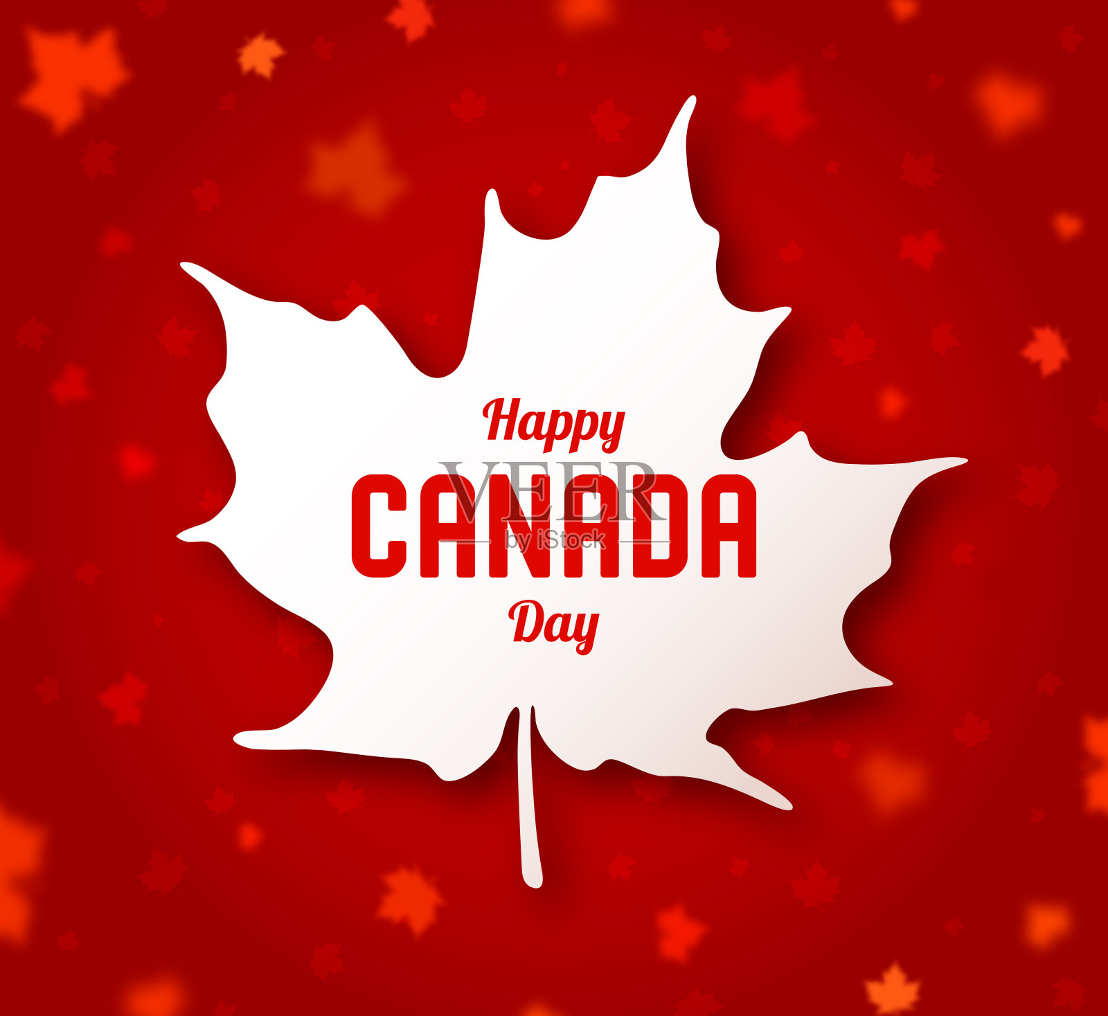加拿大国庆日红色城市剪影背景图片素材-编号26196120-图行天下