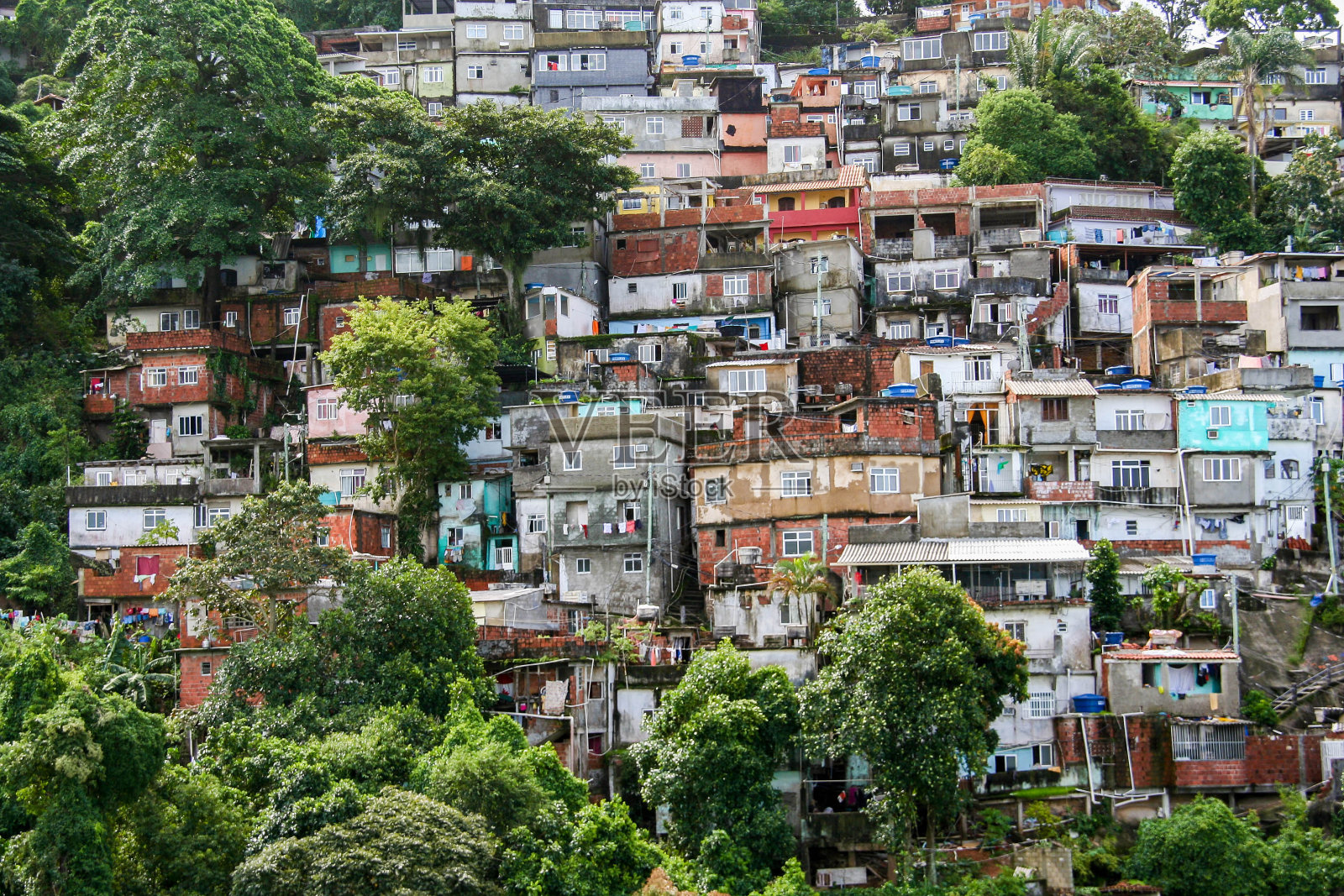 巴西里约热内卢的贫民窟照片摄影图片