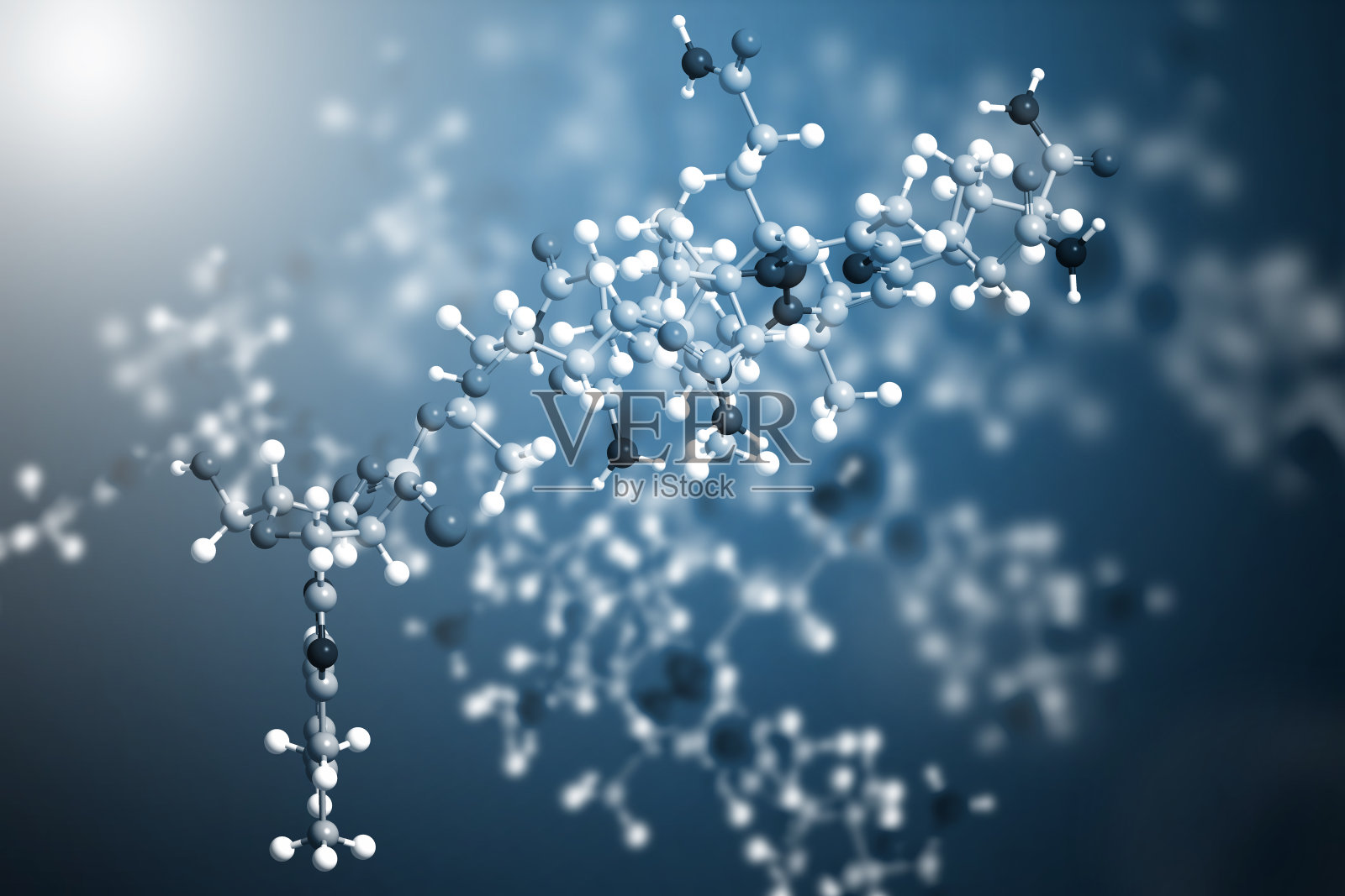 科学分子苯模型结构背景照片摄影图片