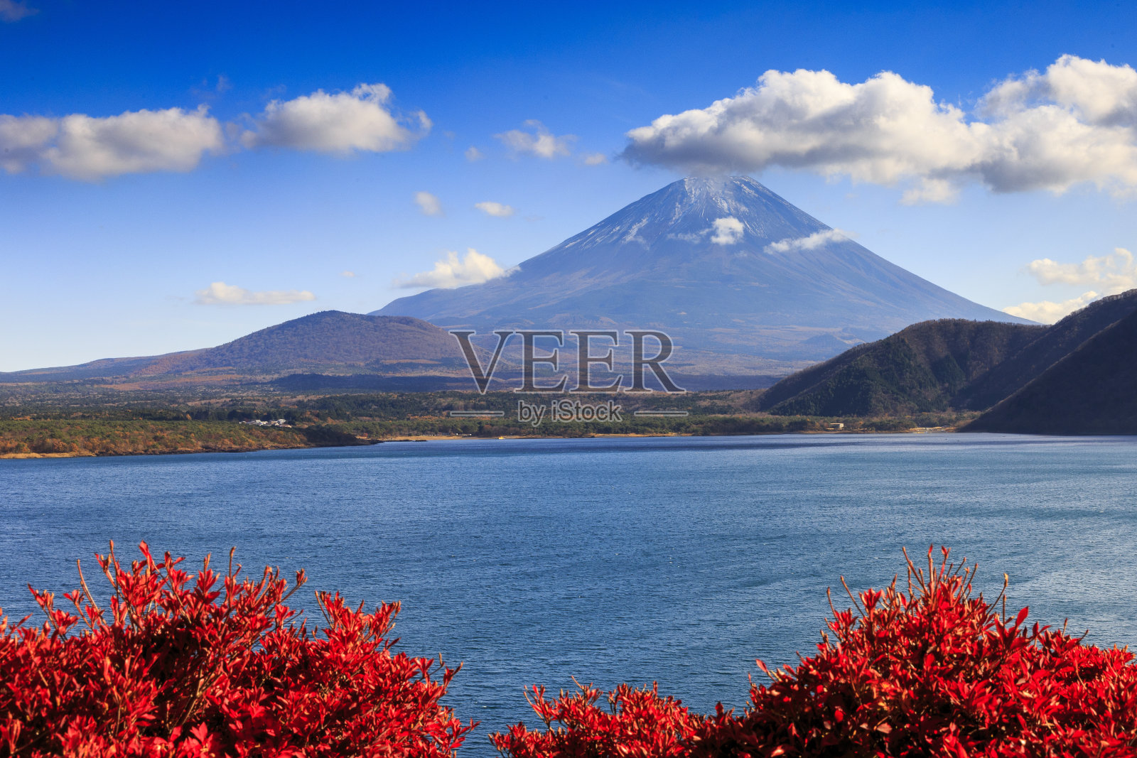 日本富士山的景色照片摄影图片