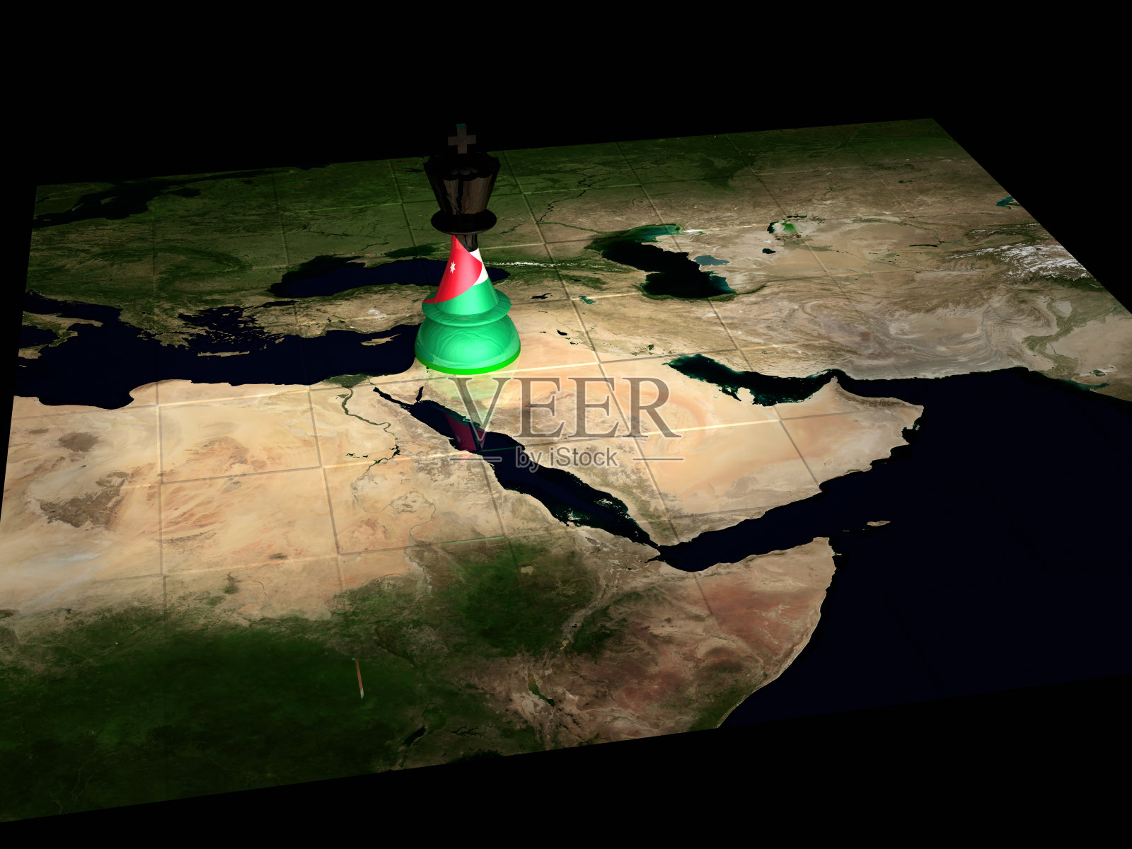 约旦象棋地图照片摄影图片