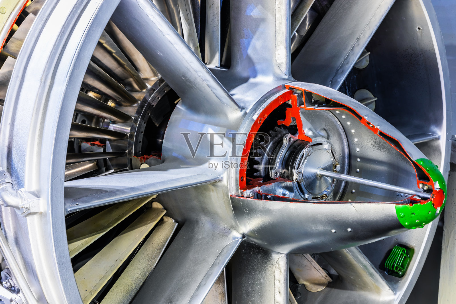航空涡轮喷气发动机设备照片摄影图片